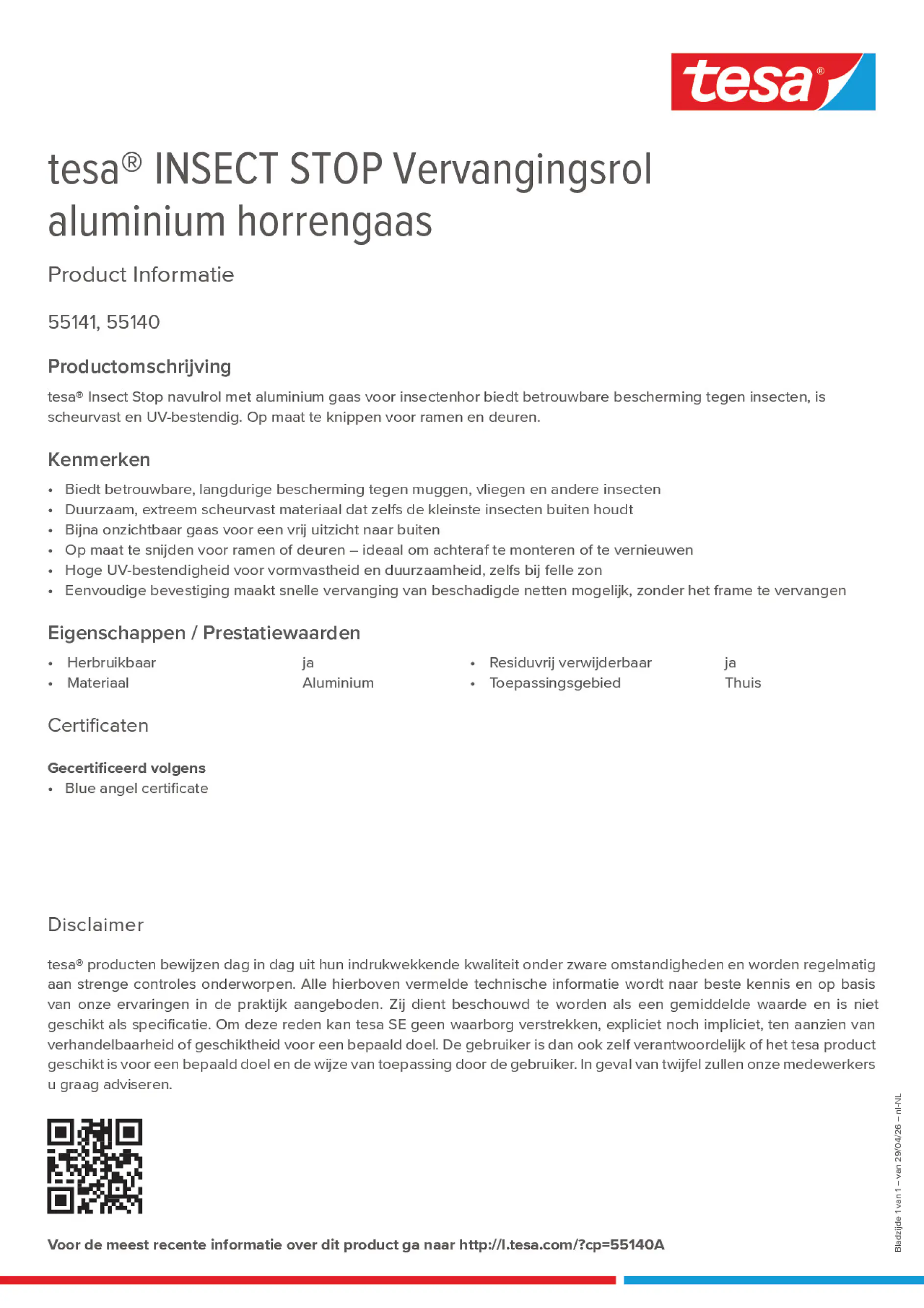 Product information_tesa® 55140A_nl-NL