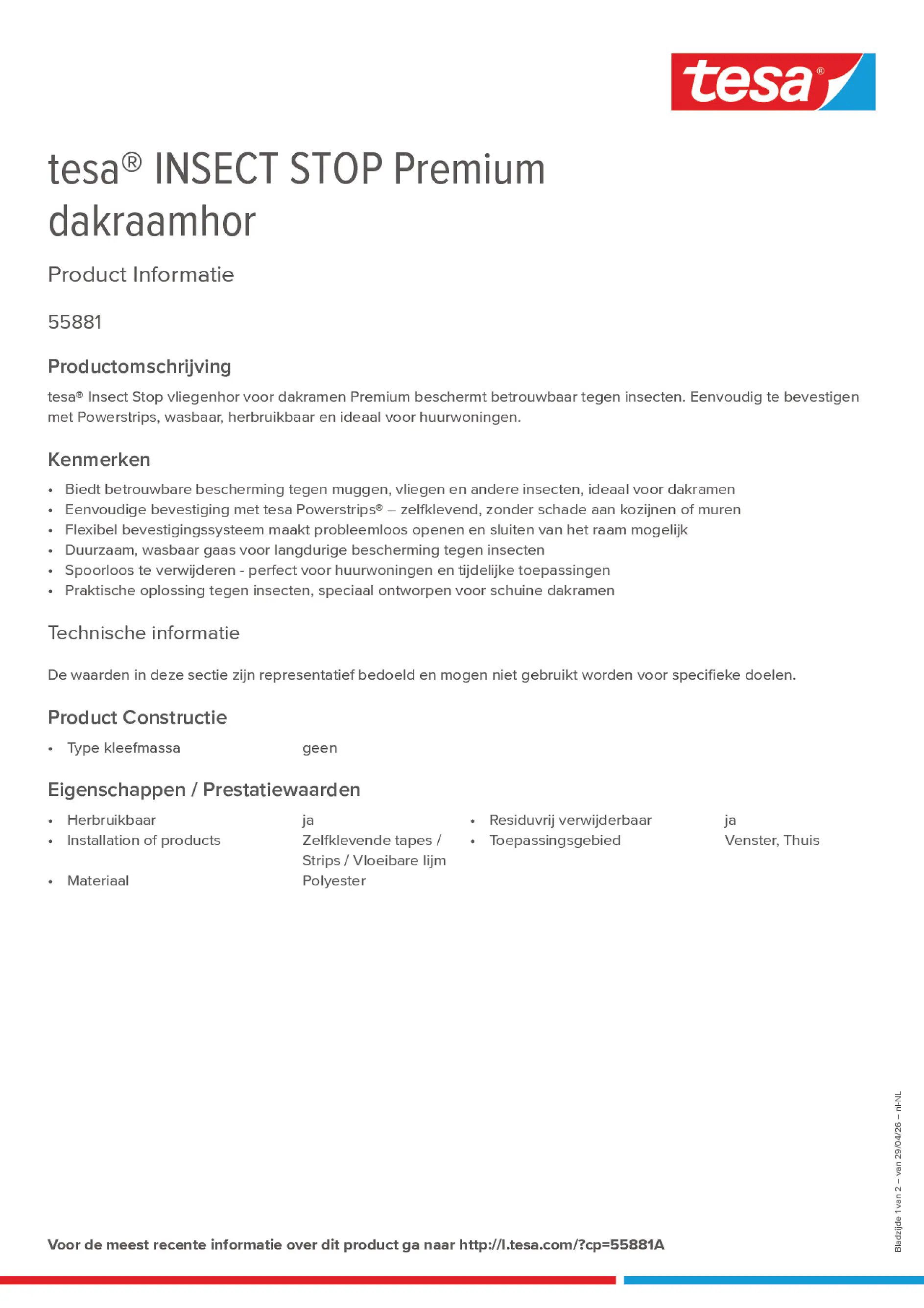 Product information_tesa® 55881A_nl-NL