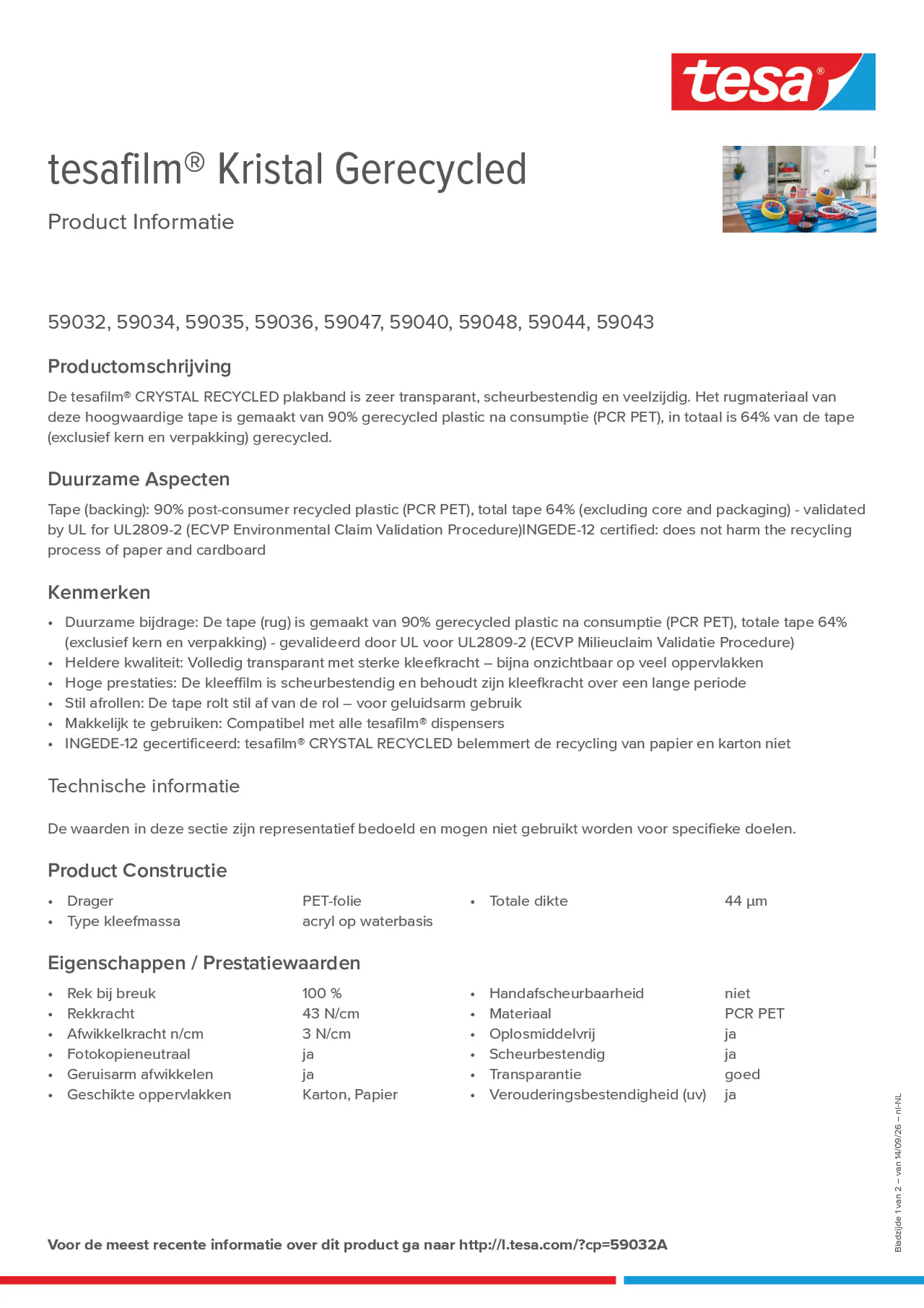 Product information_tesafilm® 59032A_nl-NL