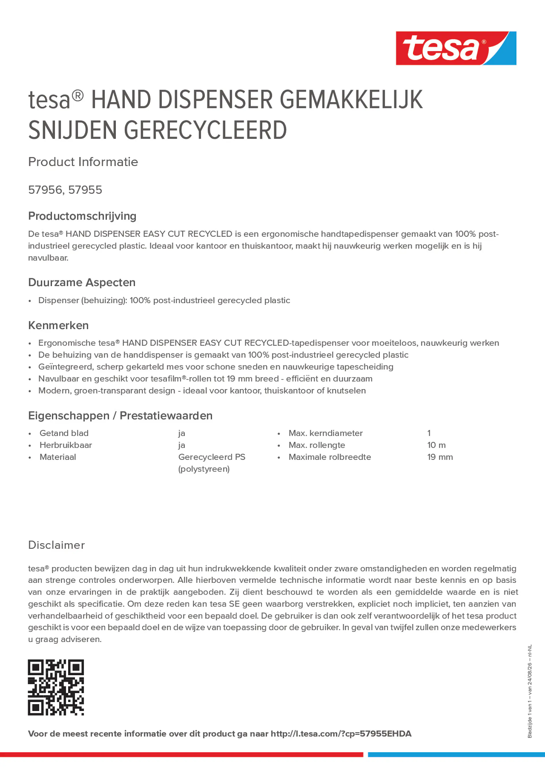 Product information_tesa® 57955EHDA_nl-NL
