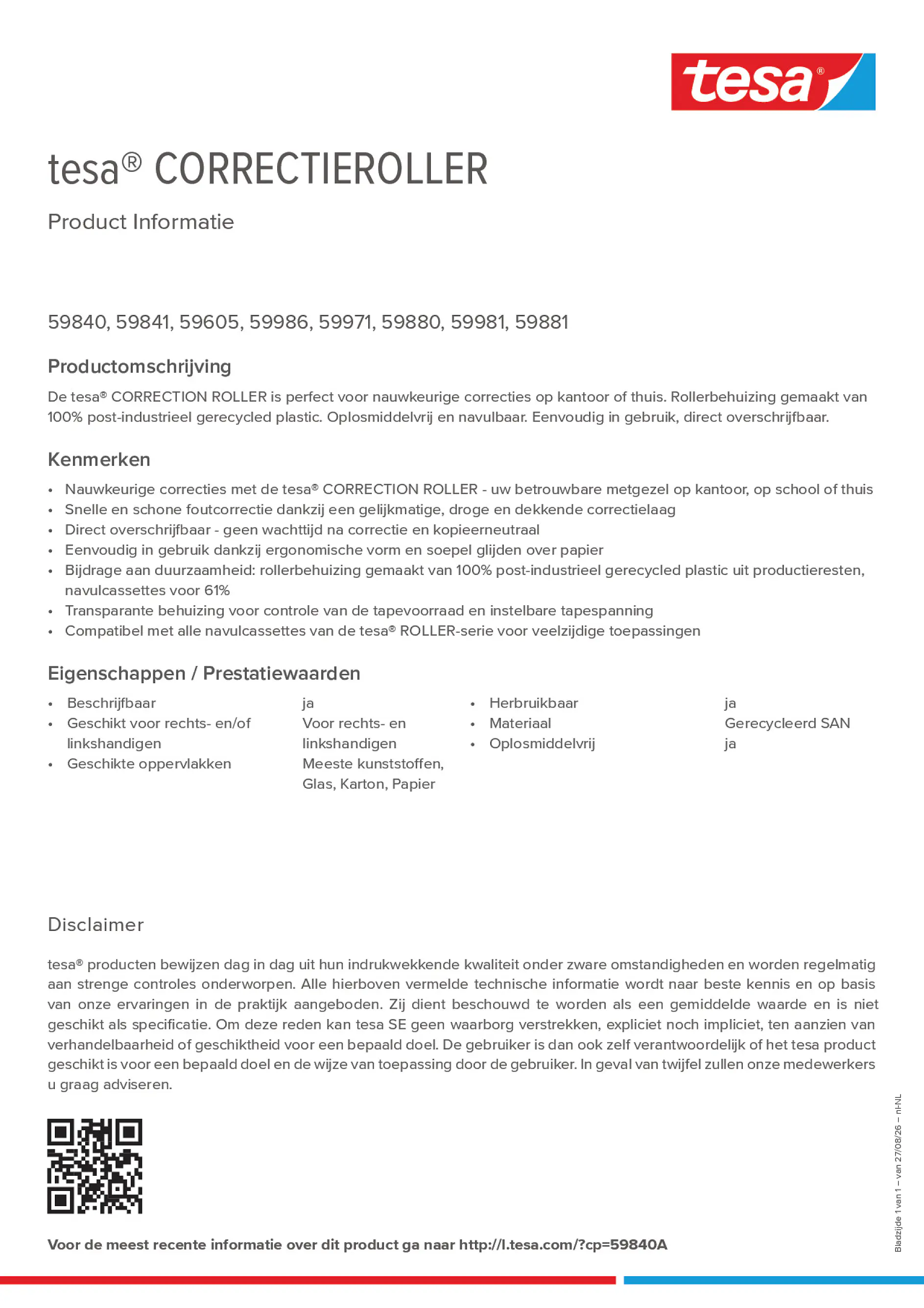 Product information_tesa® 59840A_nl-NL