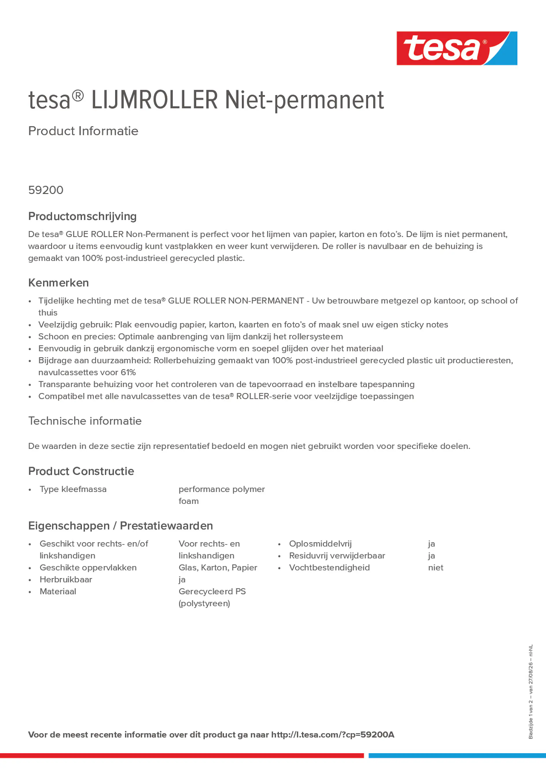 Product information_tesa® 59200A_nl-NL