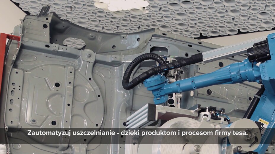 Zautomatyzowana aplikacja wykrojów tesa Zautomatyzowana aplikacja wykrojów tesa