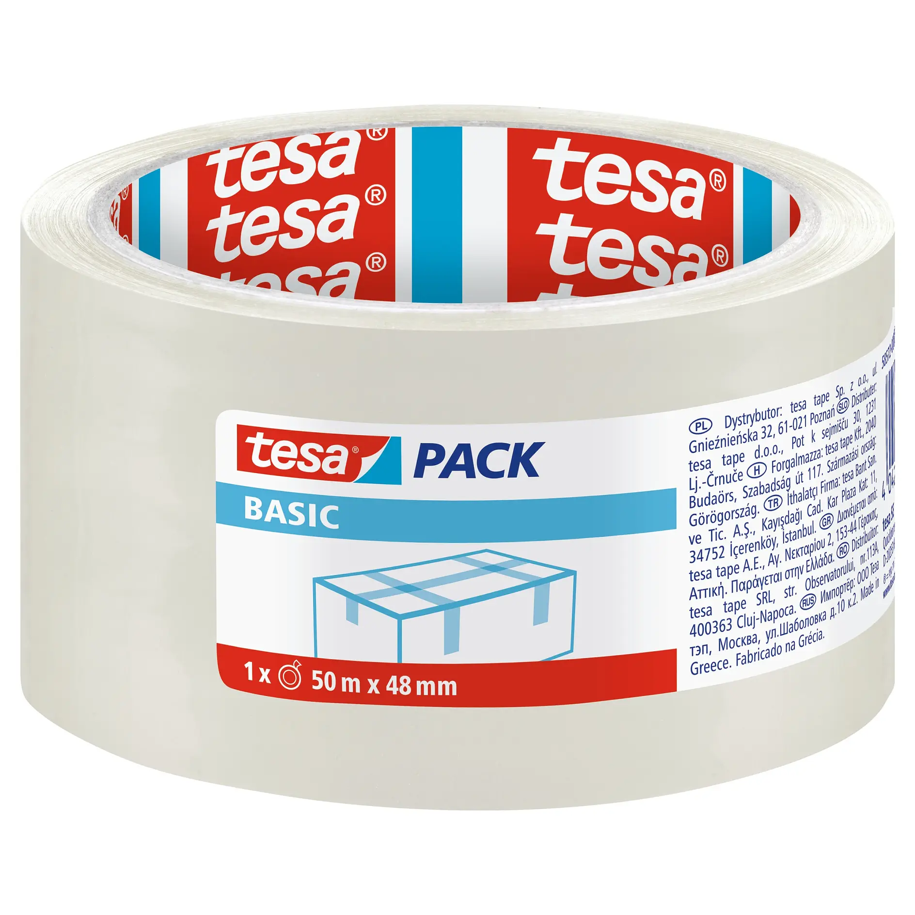 [en-en] tesa Basic Packaging, 50m x 48mm, LI222