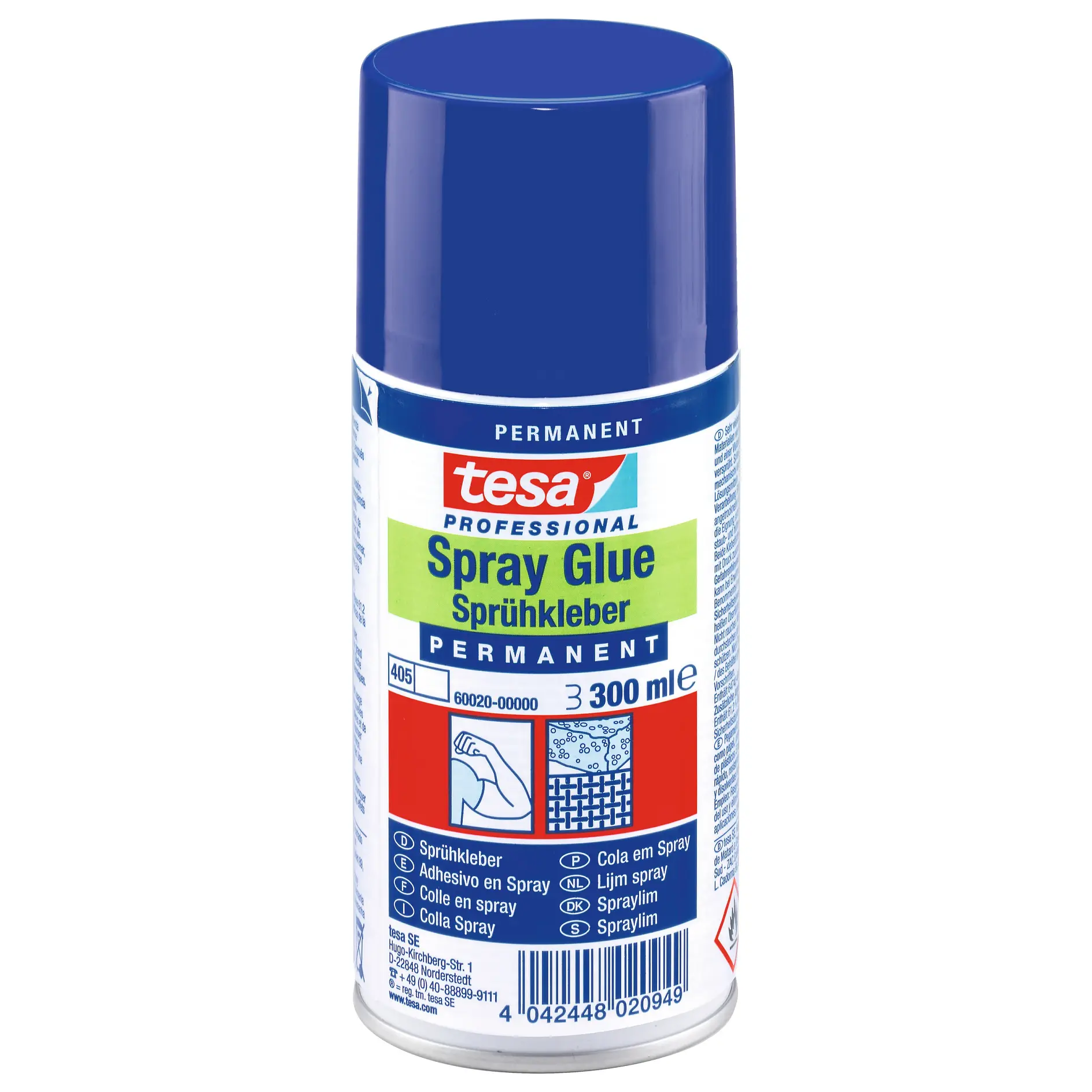 [en-en] tesa Professional Spray Glue Permanent LI000
