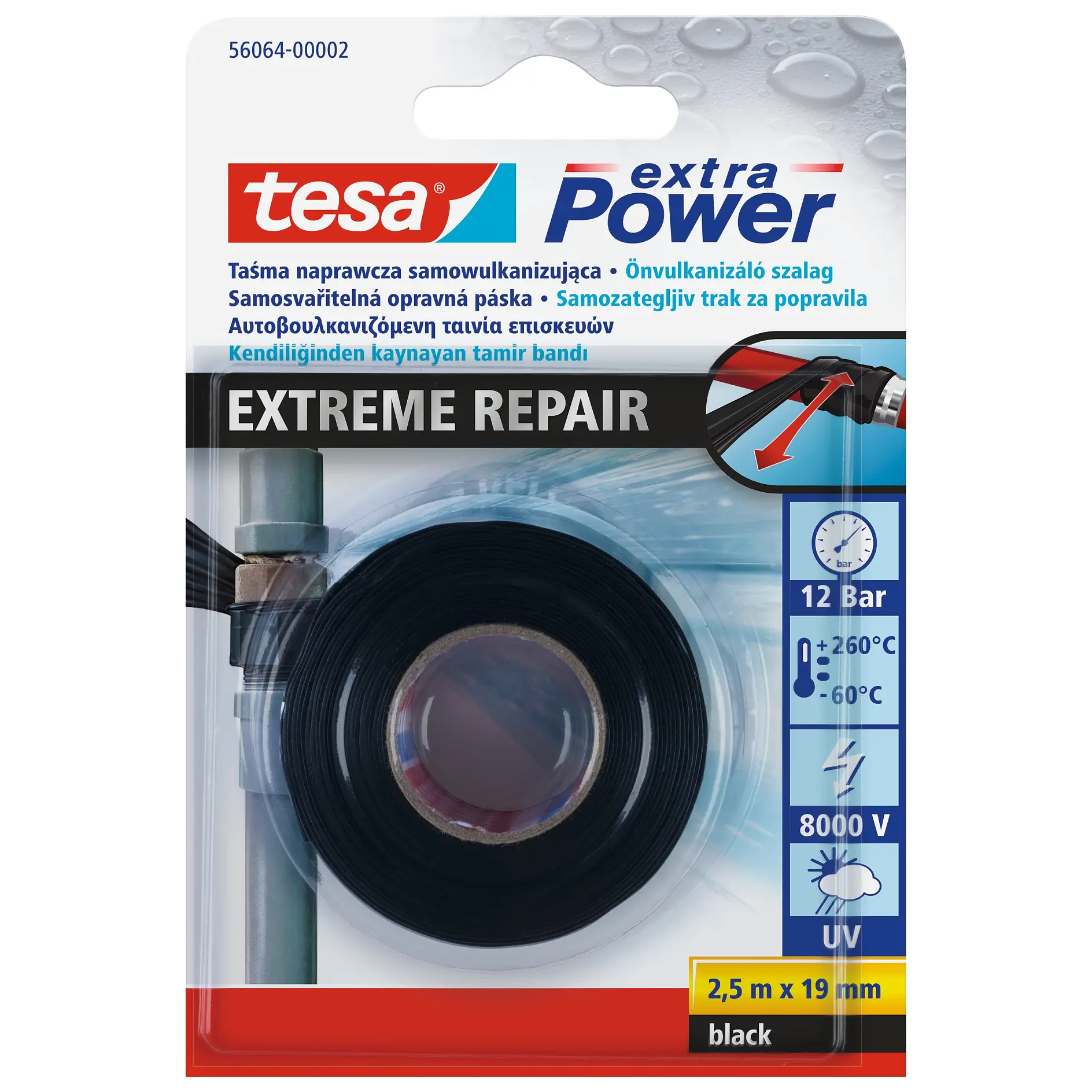 [en-en] 56064-02-00 - tesa Extra Power Extreme Repair black 2,5m:19mm