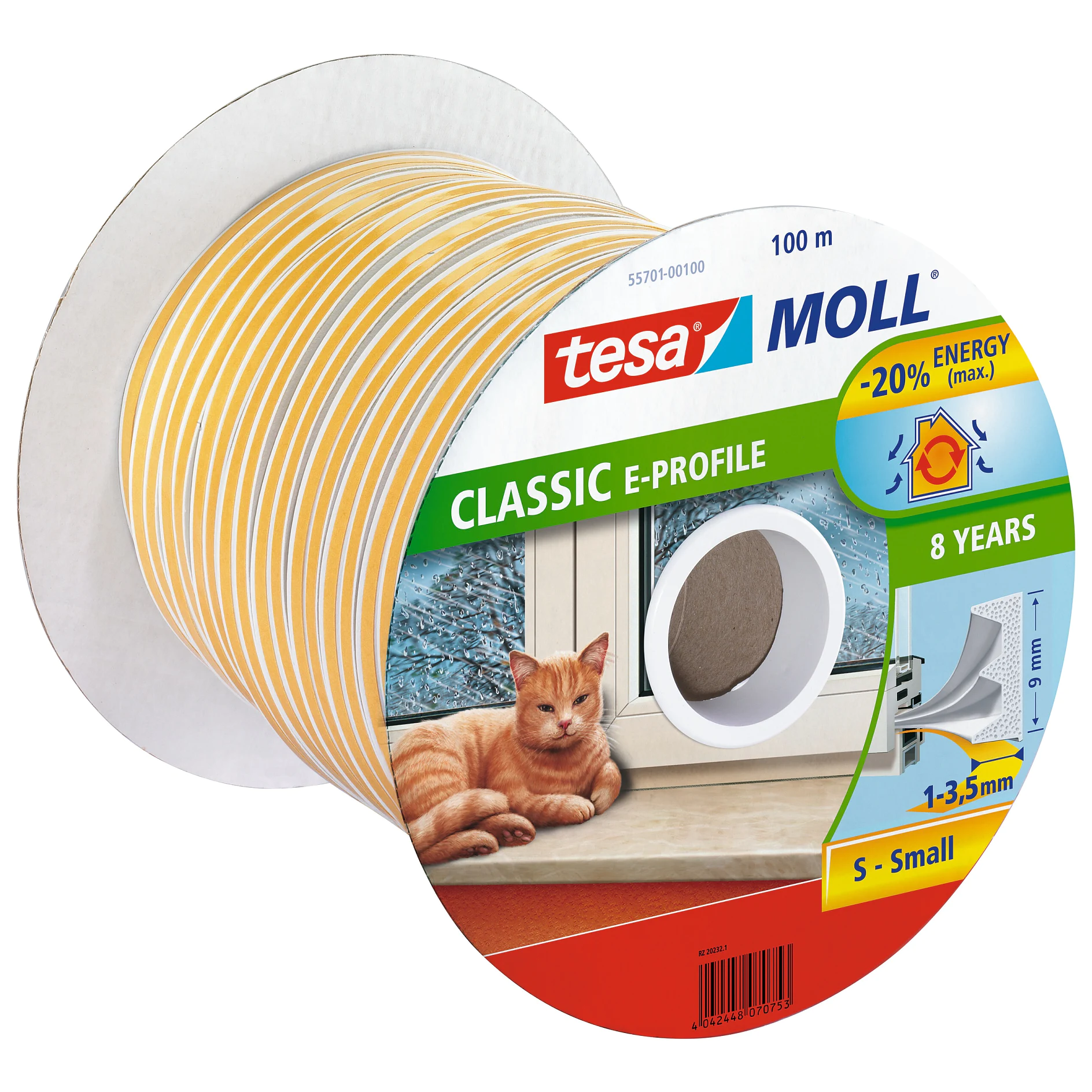 [en-en] tesamoll e-profile 100m white