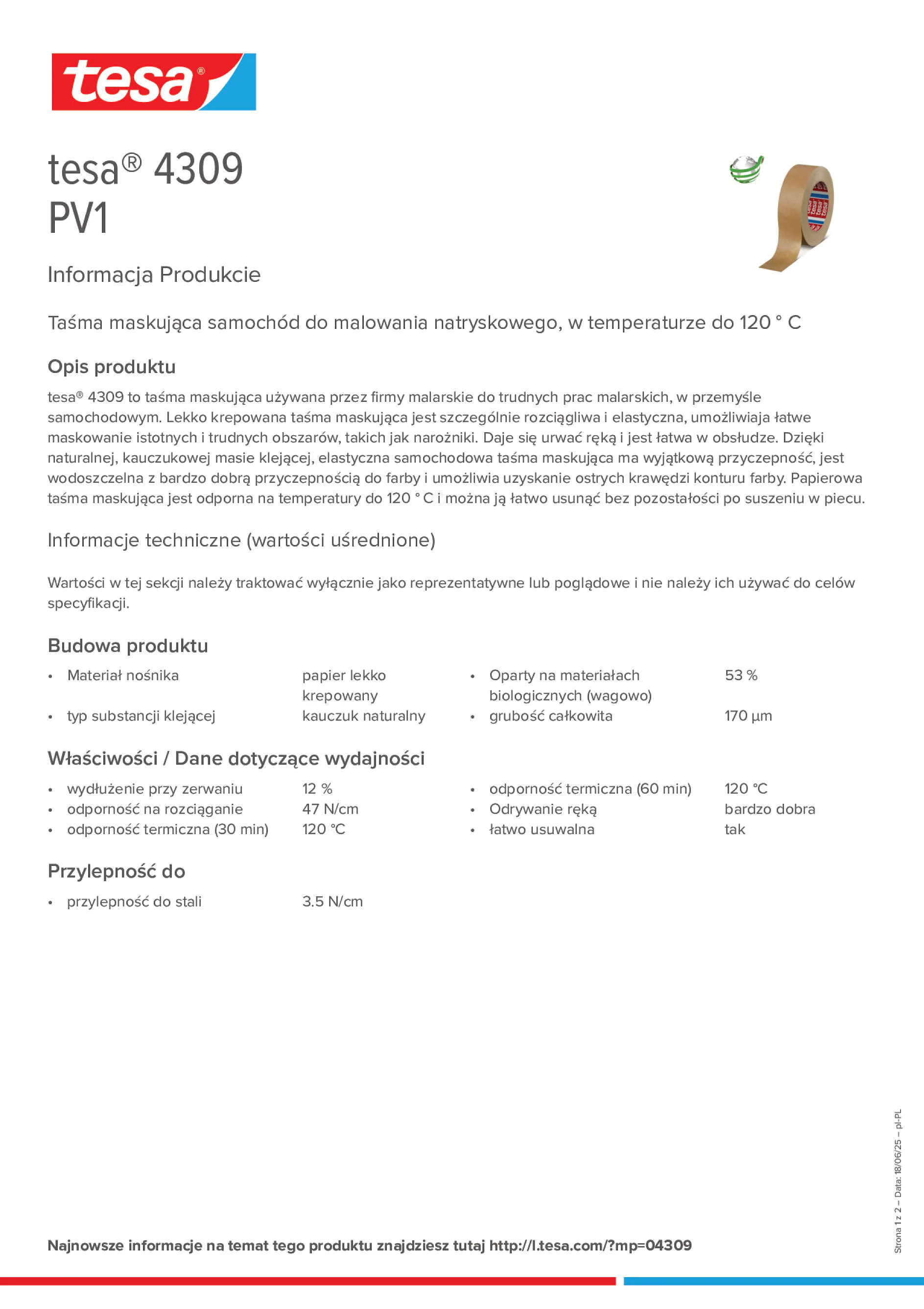 Product information_tesa® 04309_pl-PL
