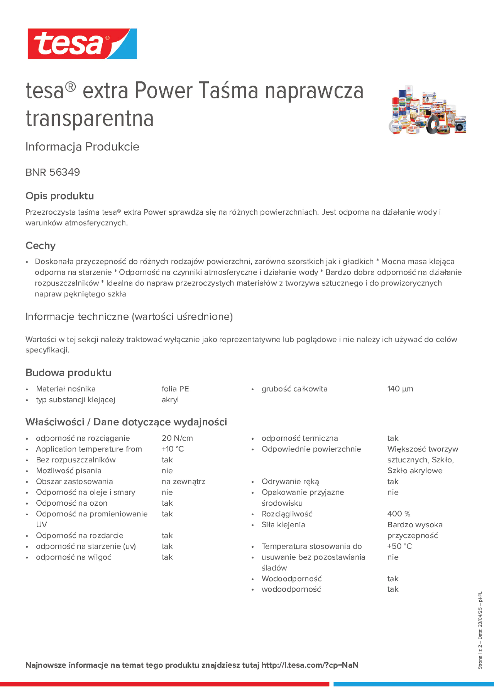 Product information_tesa® extra Power 56349_pl-PL