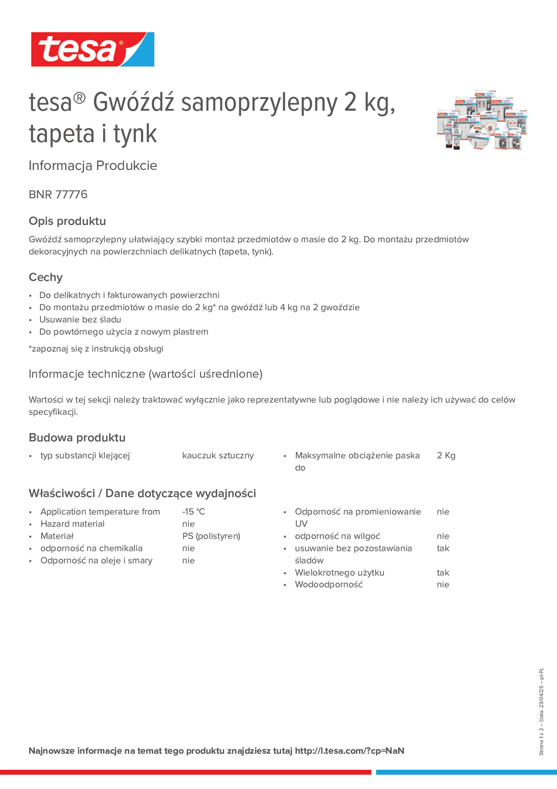 Product information_tesa® 77776_pl-PL