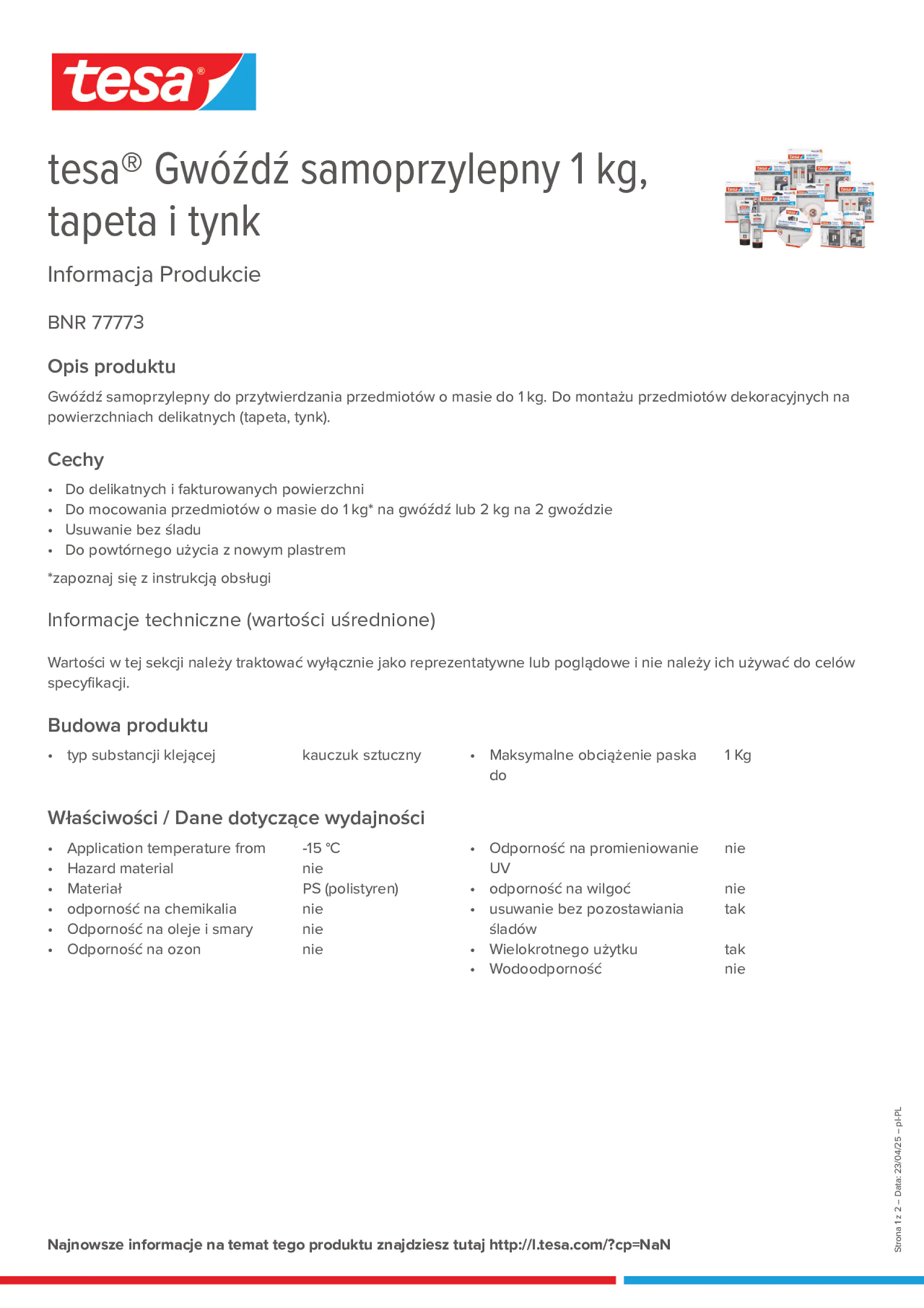 Product information_tesa® 77773_pl-PL