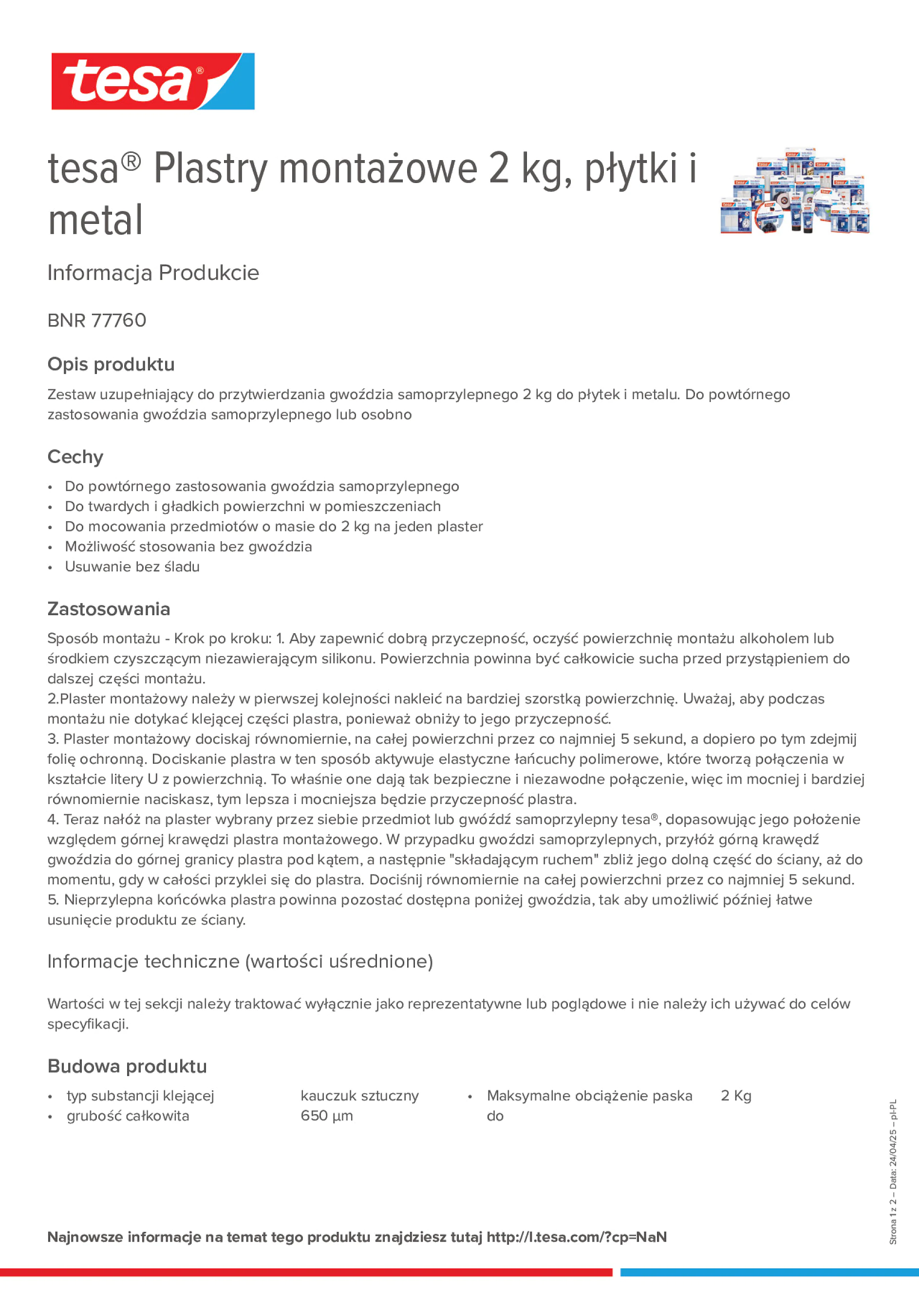 Product information_tesa® 77760_pl-PL