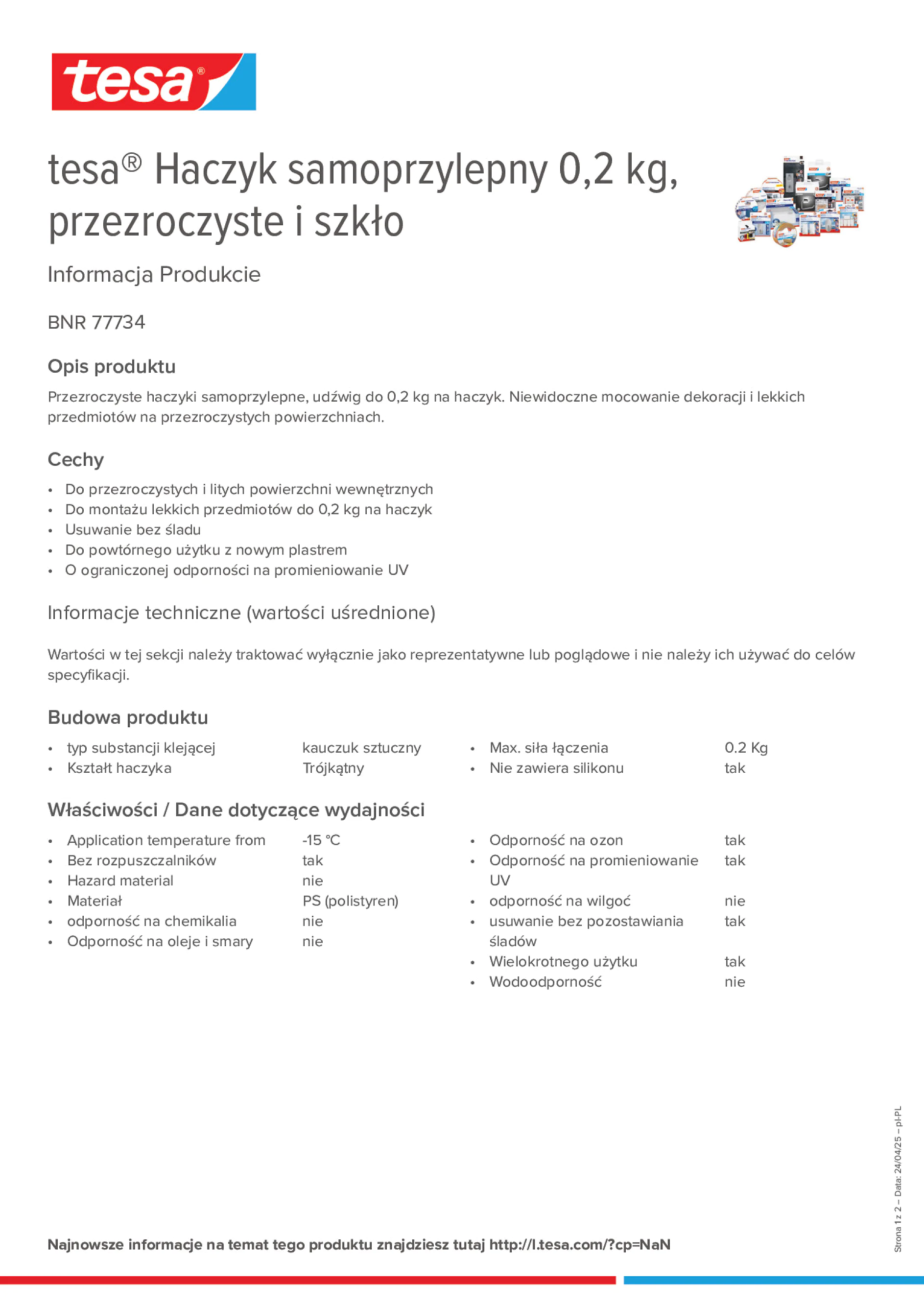 Product information_tesa® 77734_pl-PL
