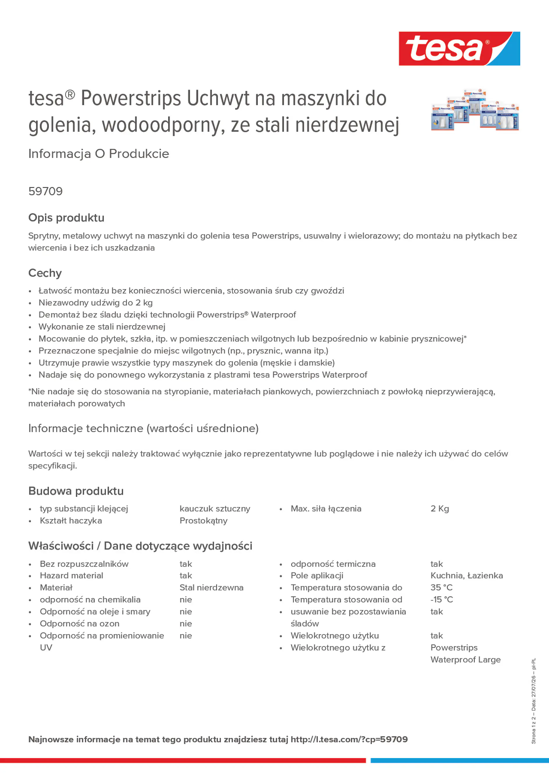 Product information_tesa® Powerstrips 59709_pl-PL