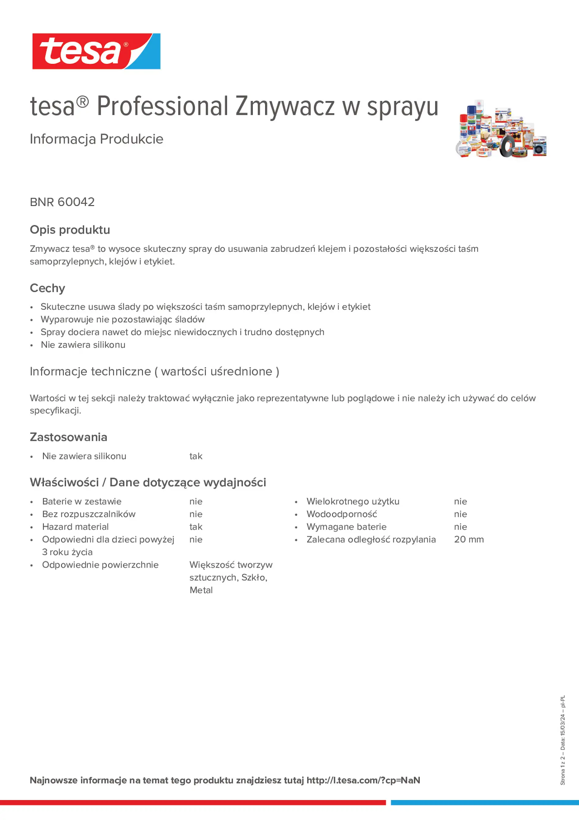 Product information_tesa® Professional 60042_pl-PL