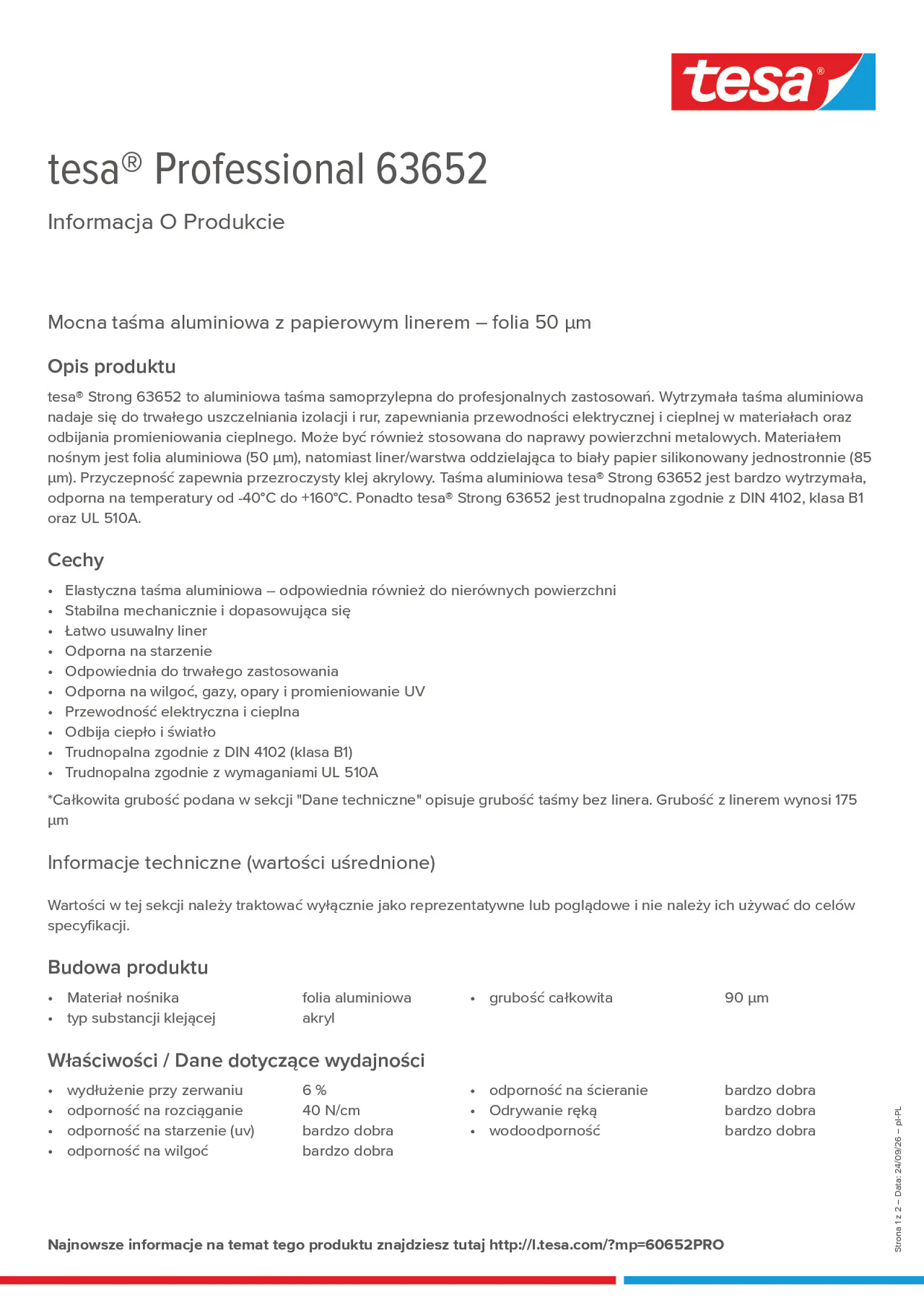 Product information_tesa® Professional 63652_pl-PL