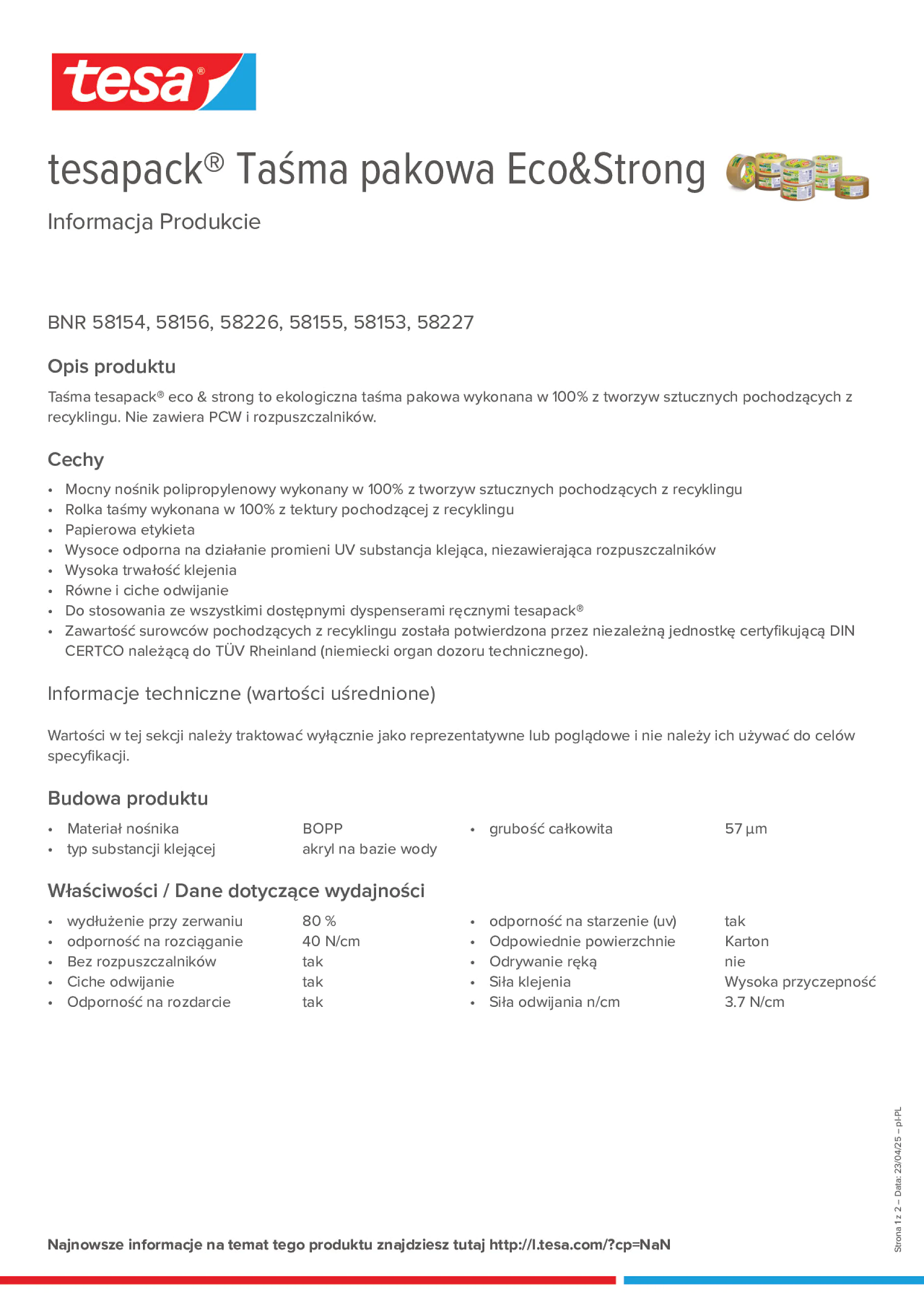 Product information_tesapack® 58154_pl-PL