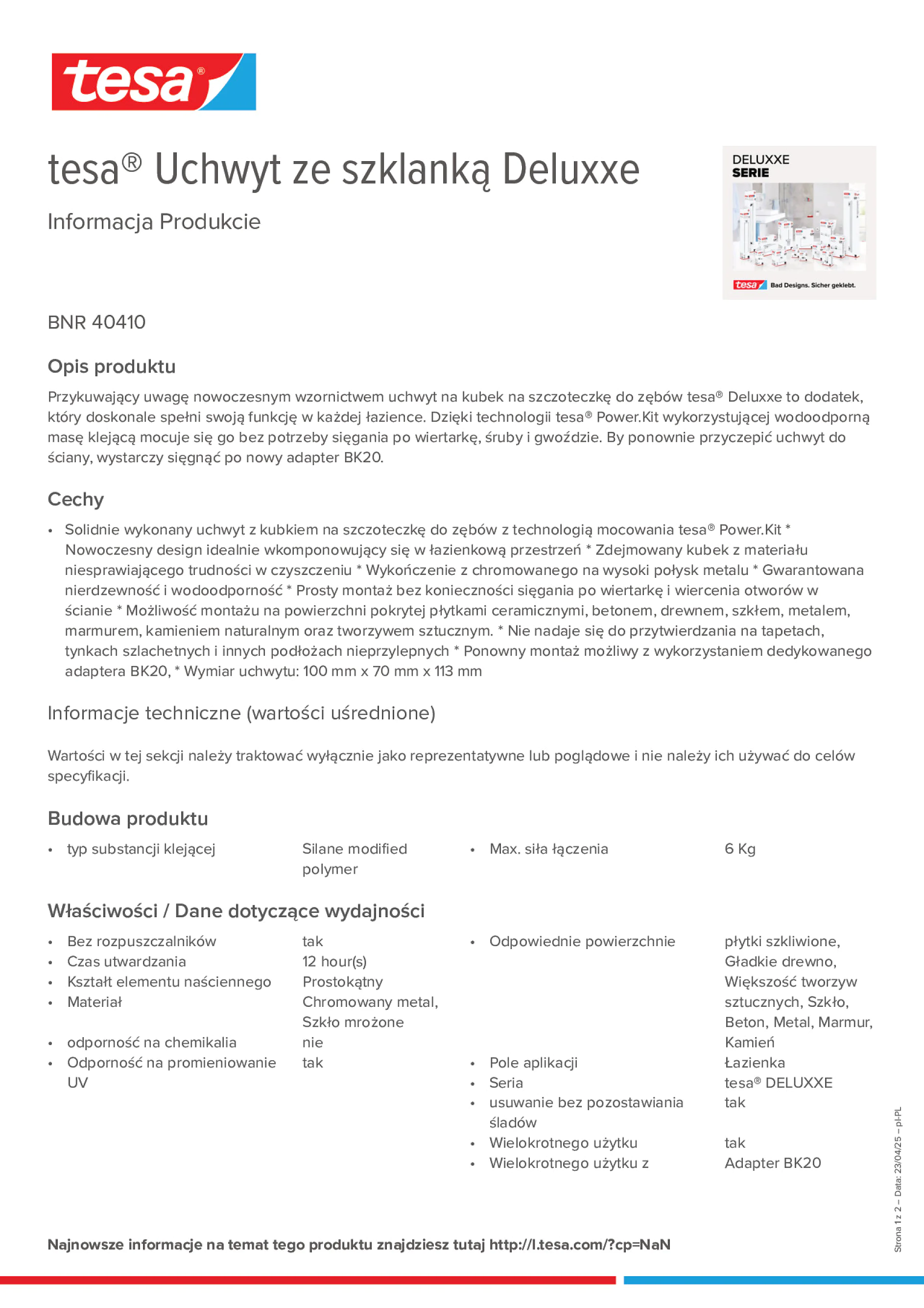 Product information_tesa® 40410_pl-PL