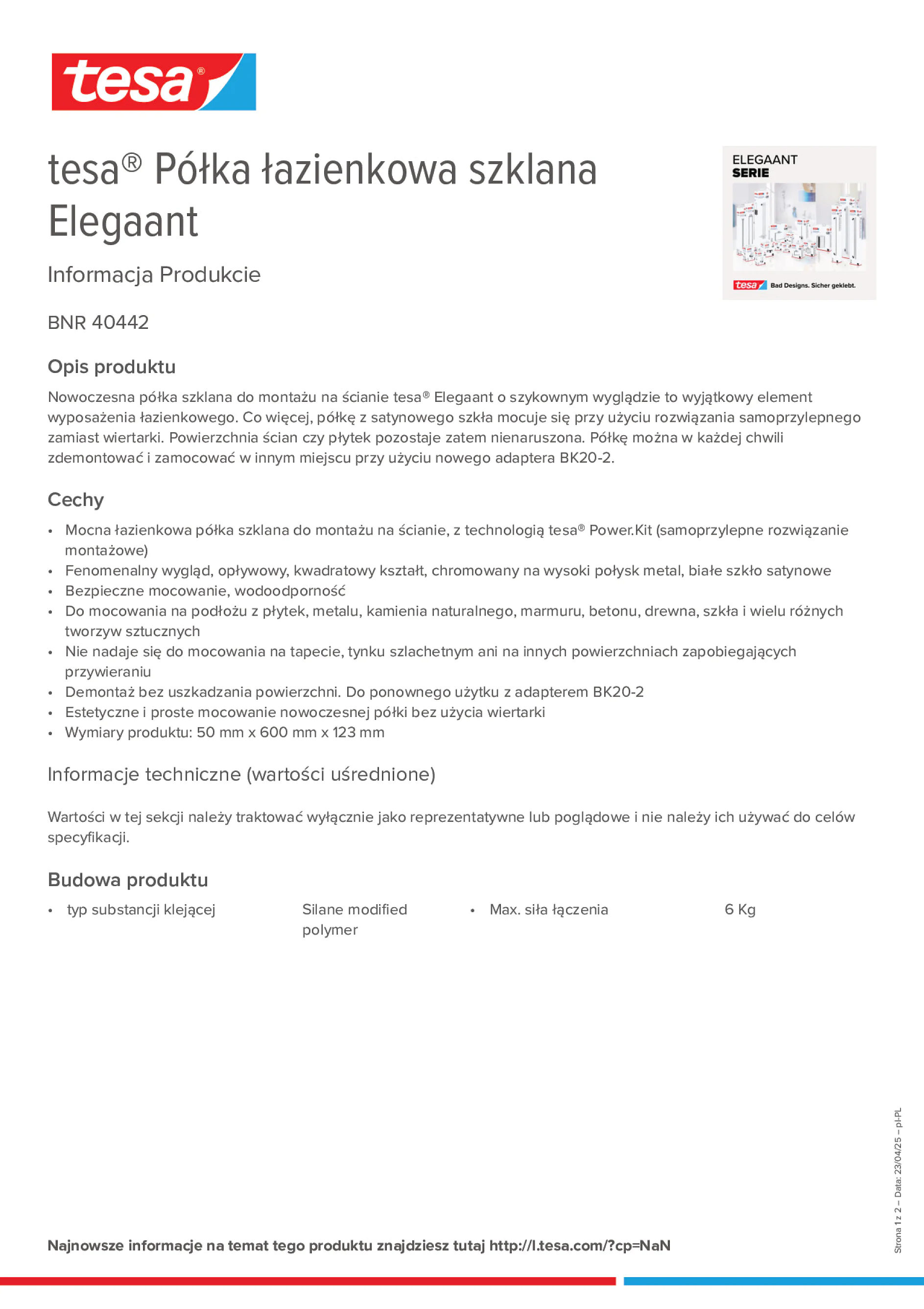 Product information_tesa® 40442_pl-PL