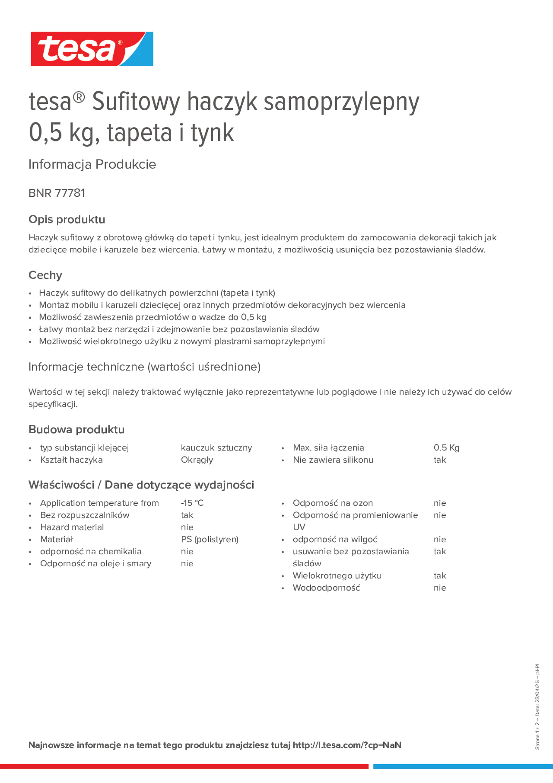 Product information_tesa® 77781_pl-PL