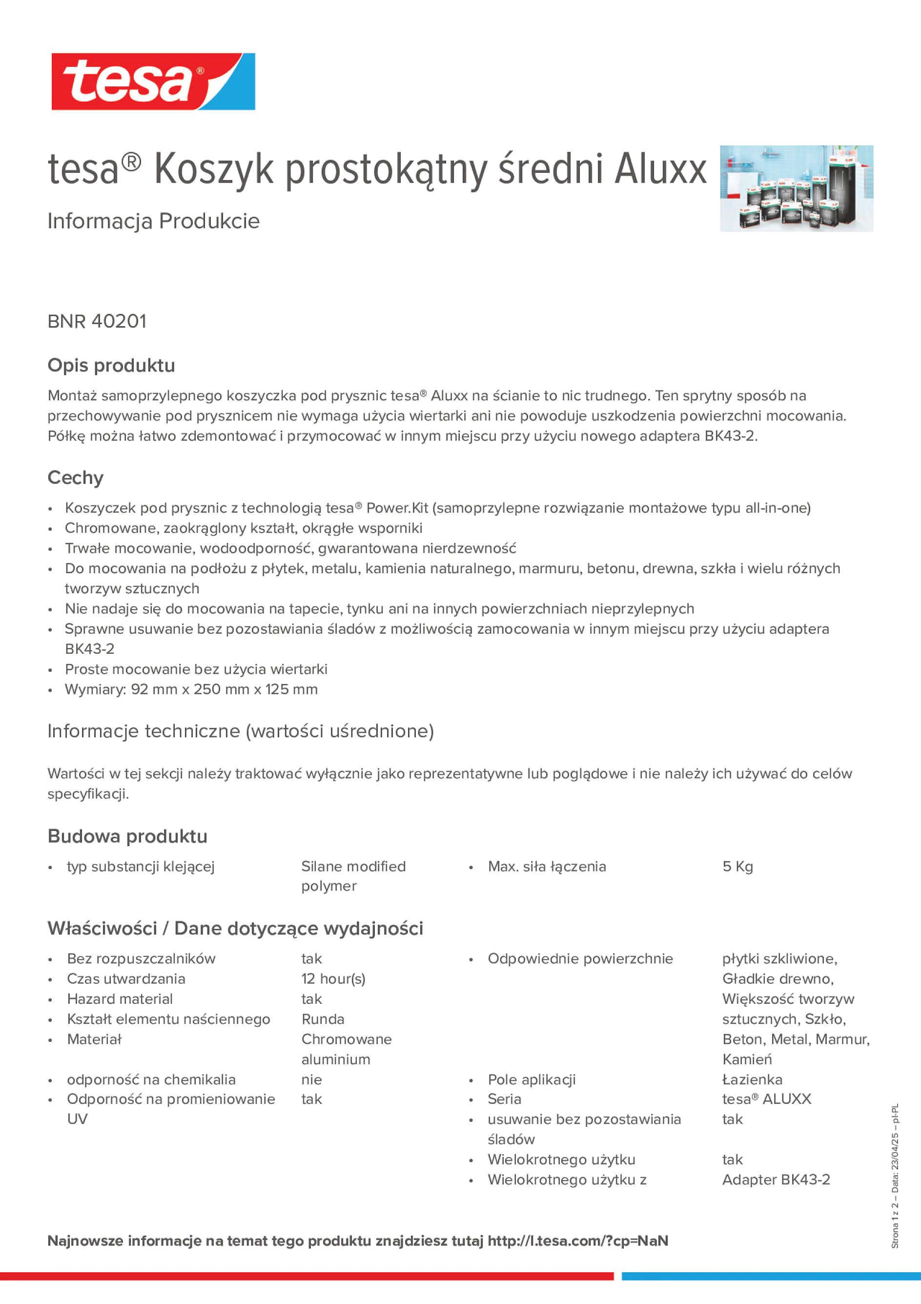Product information_tesa® 40201_pl-PL