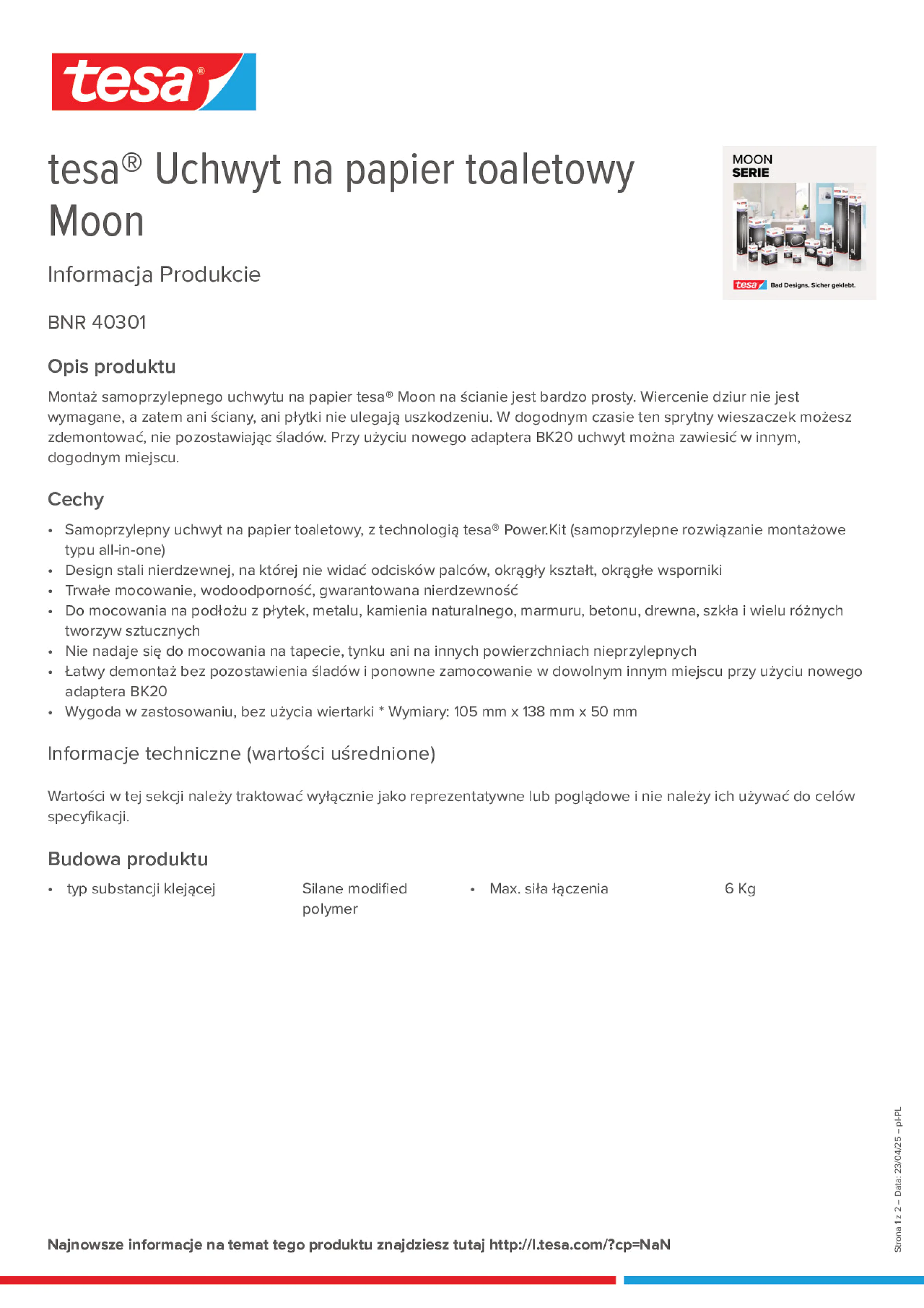 Product information_tesa® 40301_pl-PL