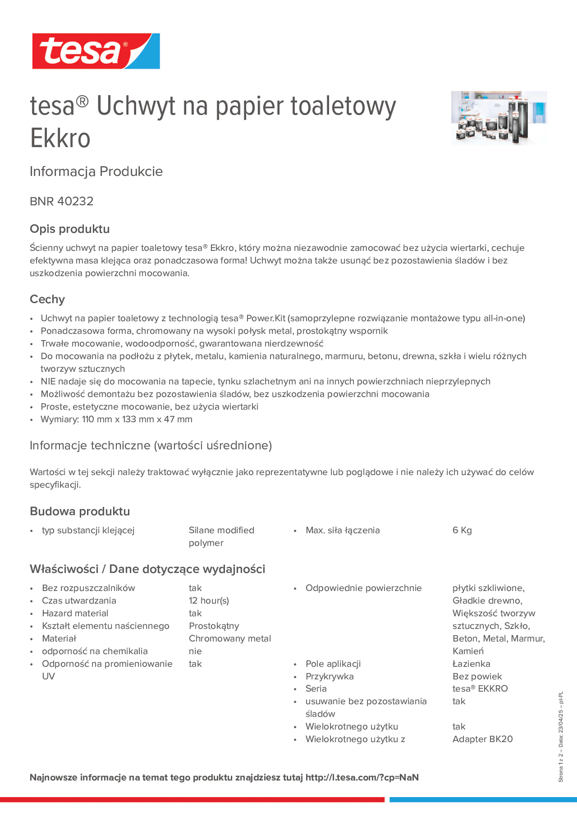 Product information_tesa® 40232_pl-PL
