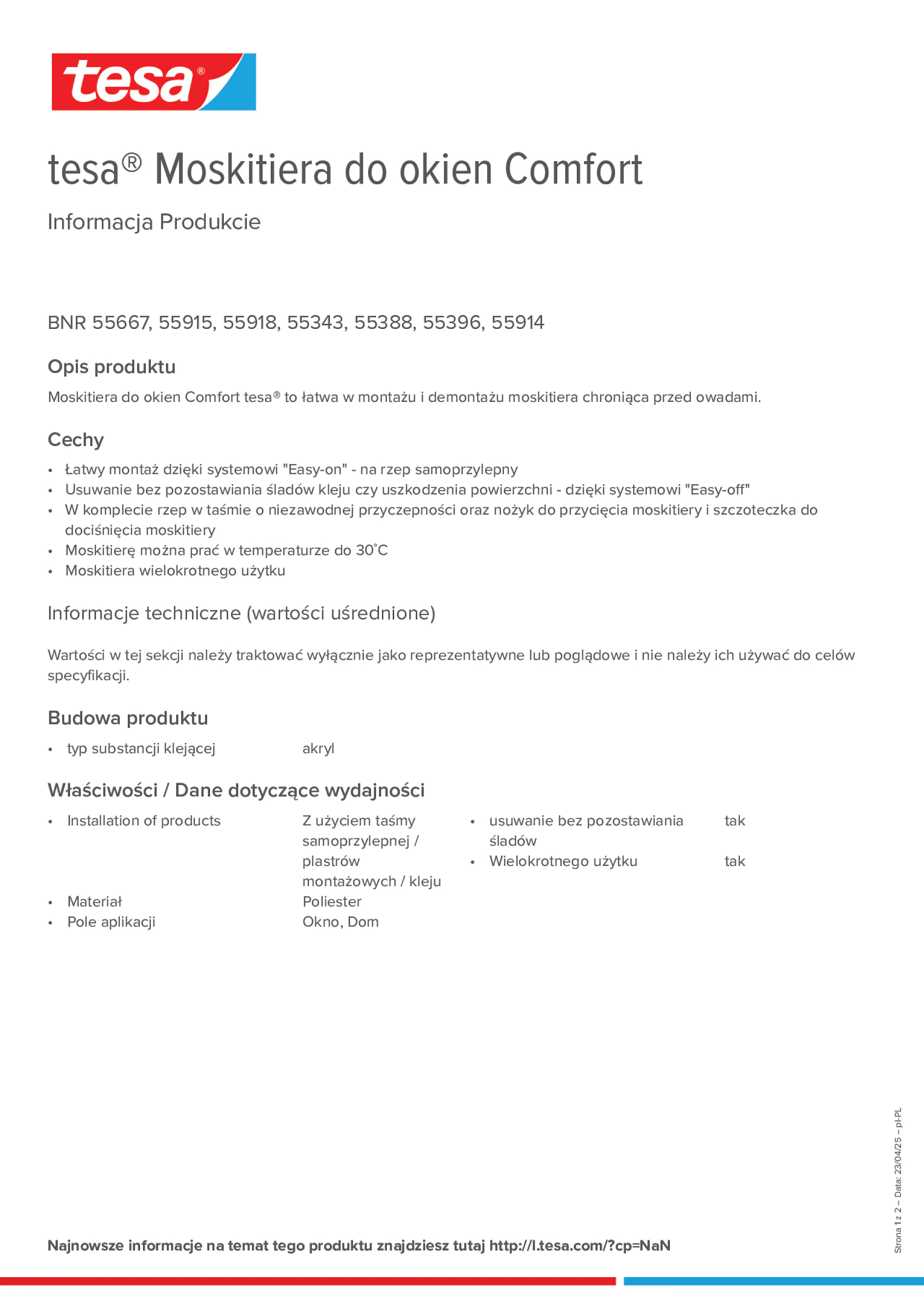 Product information_tesa® 55667_pl-PL