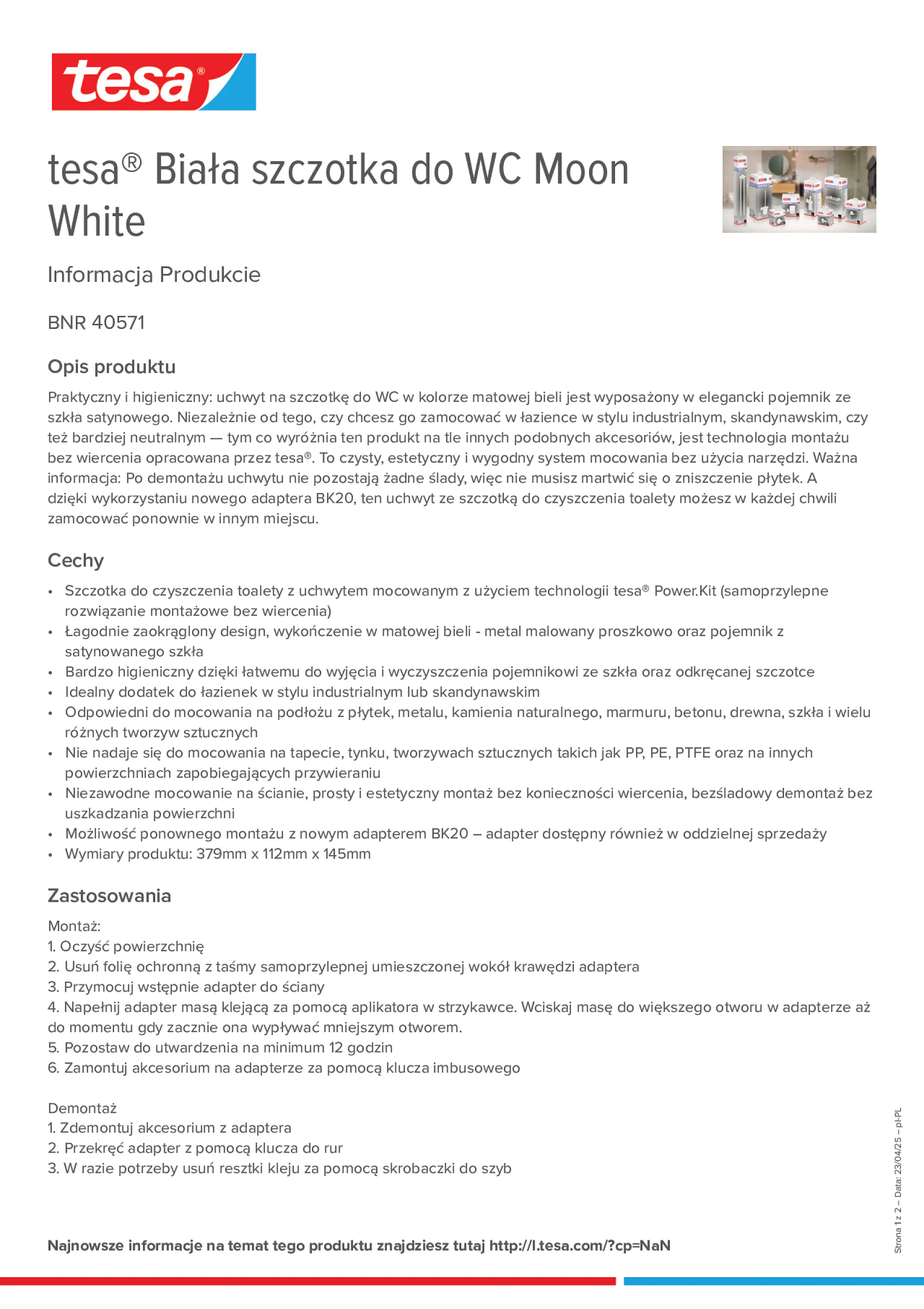 Product information_tesa® 40571_pl-PL