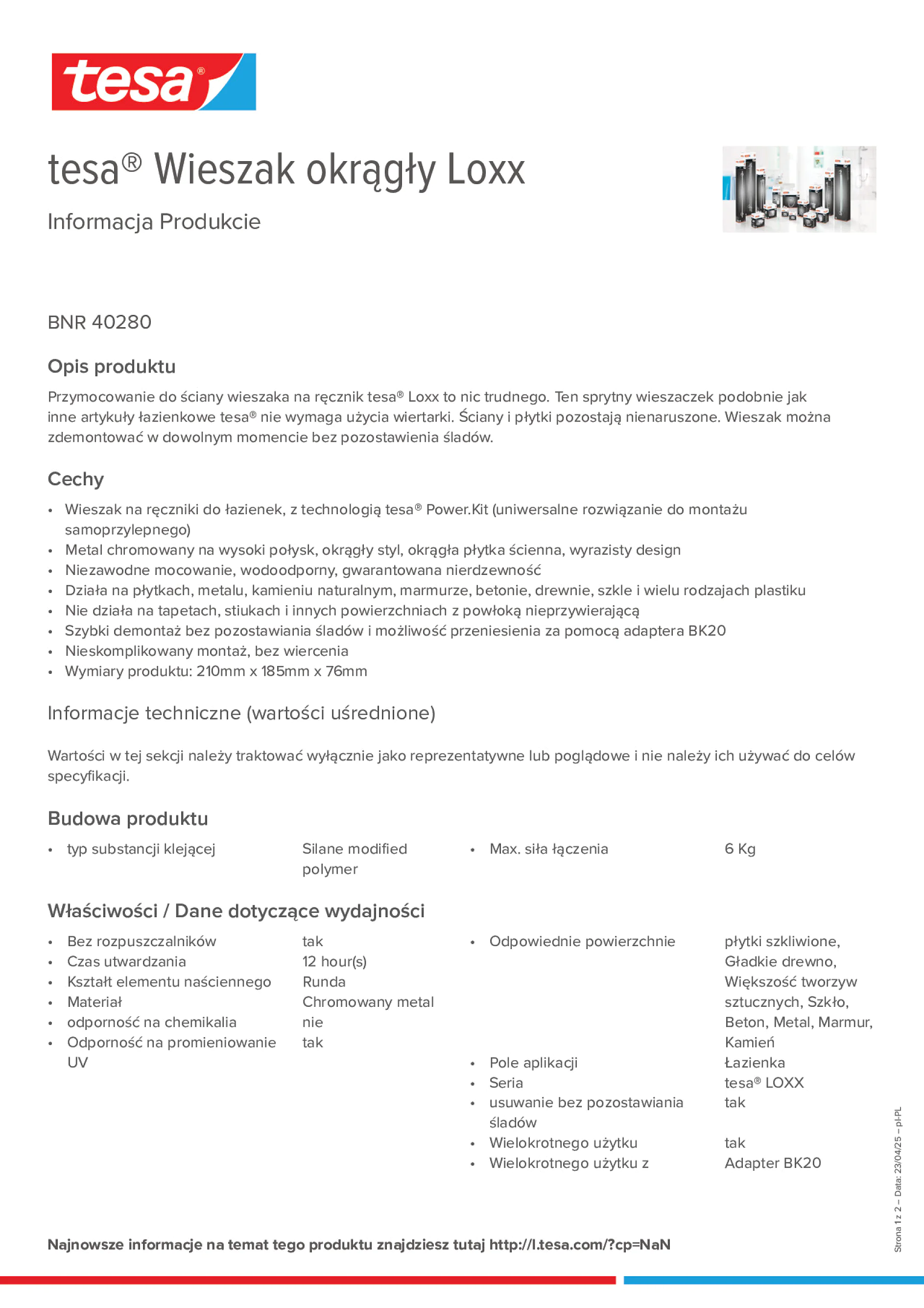 Product information_tesa® 40280_pl-PL