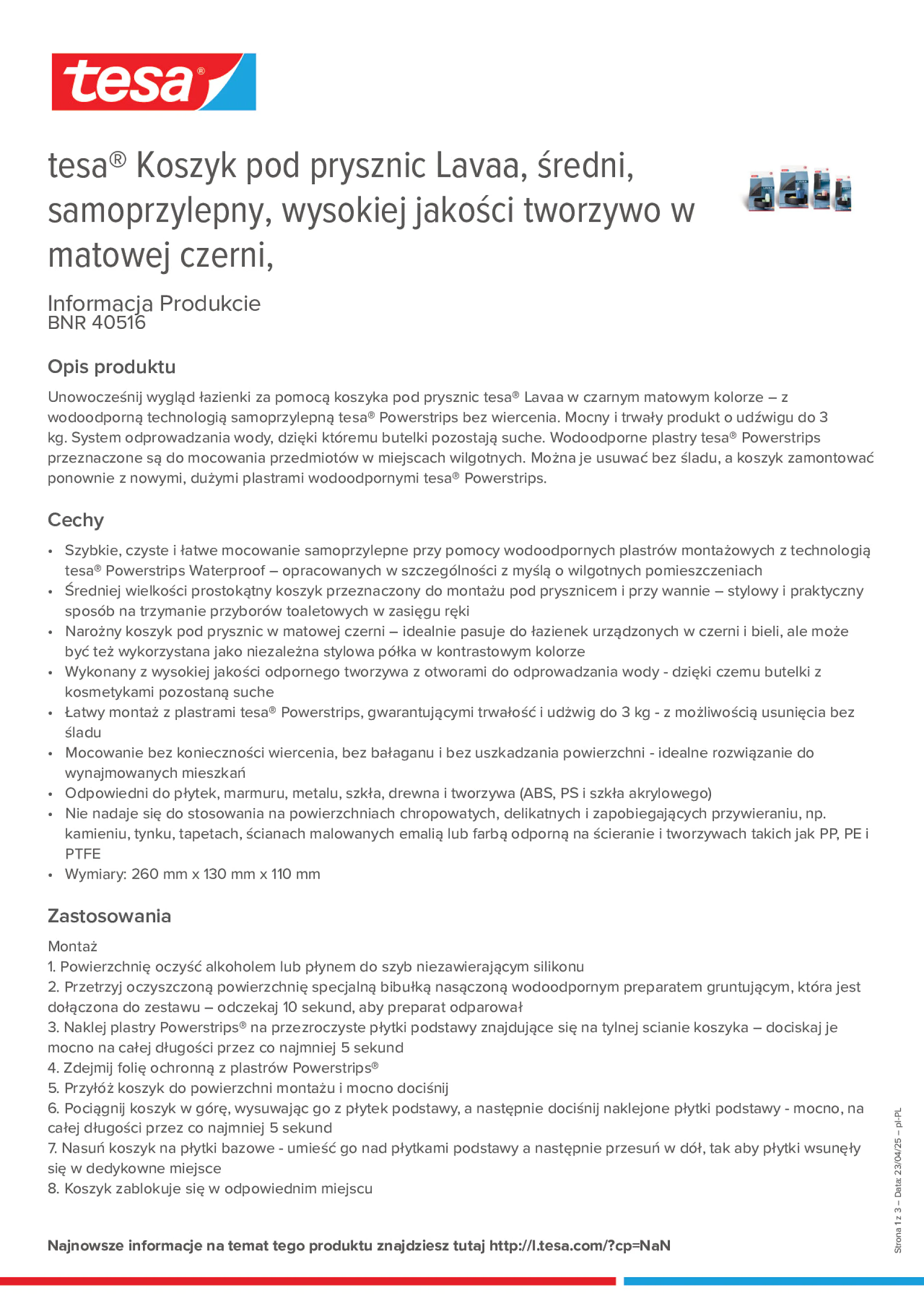 Product information_tesa® 40516_pl-PL