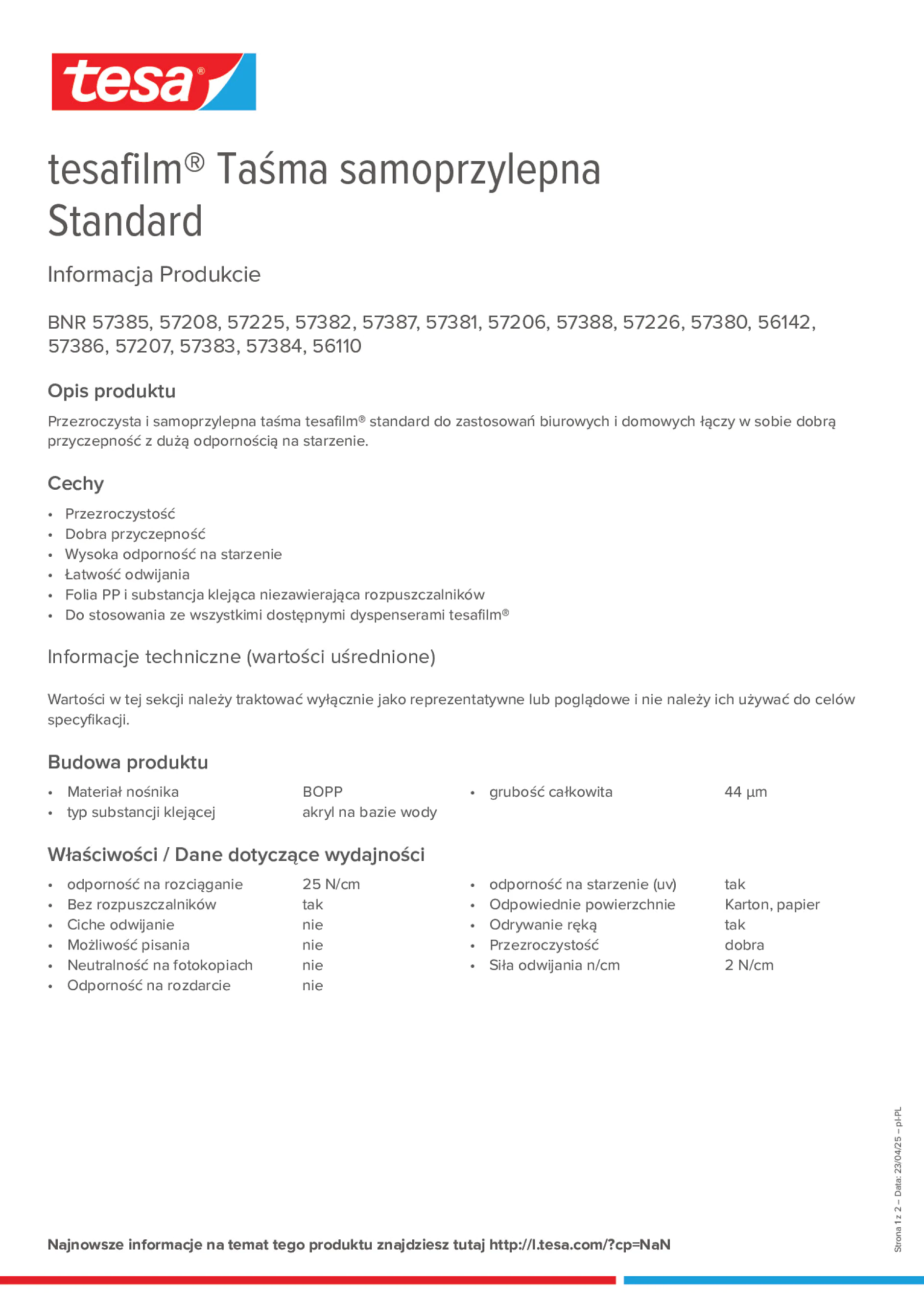Product information_tesafilm® 57226_pl-PL