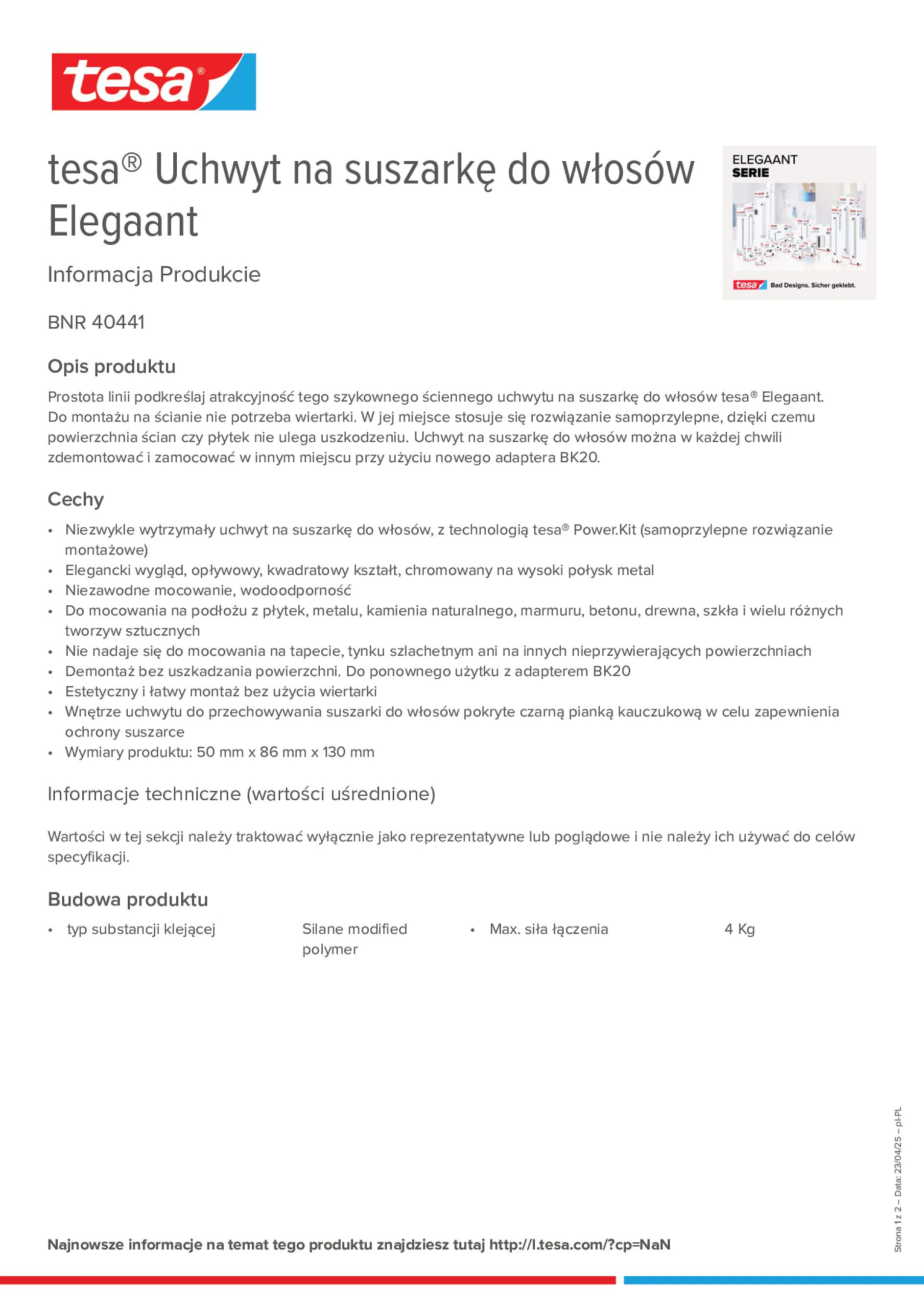Product information_tesa® 40441_pl-PL