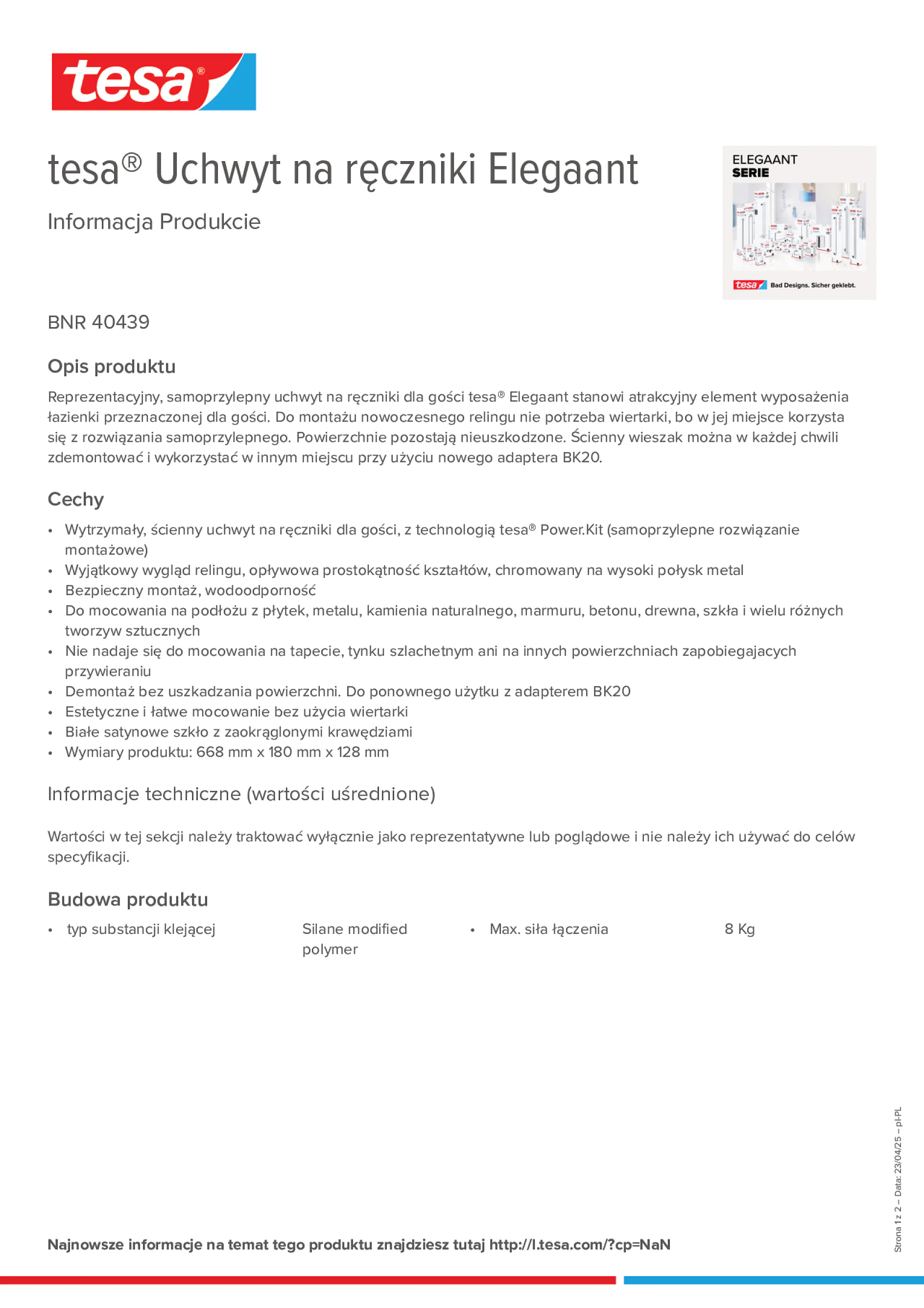 Product information_tesa® 40439_pl-PL