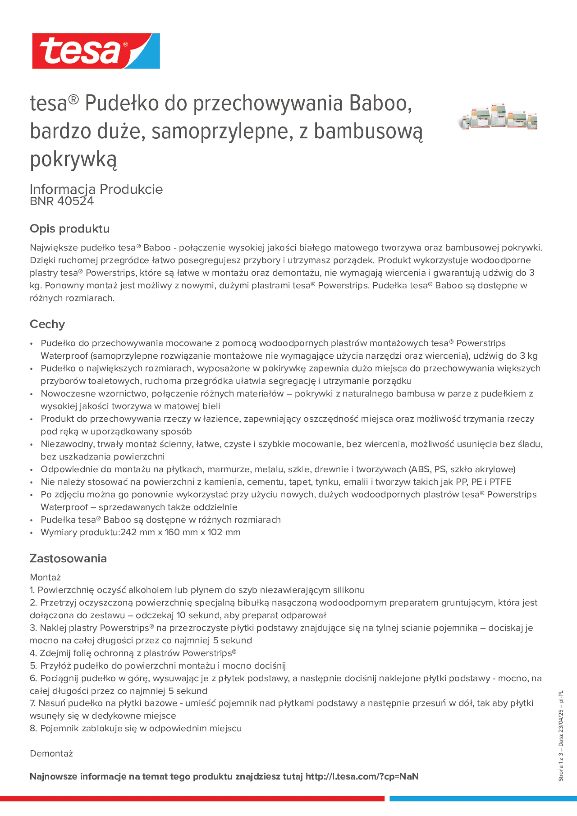Product information_tesa® 40524_pl-PL