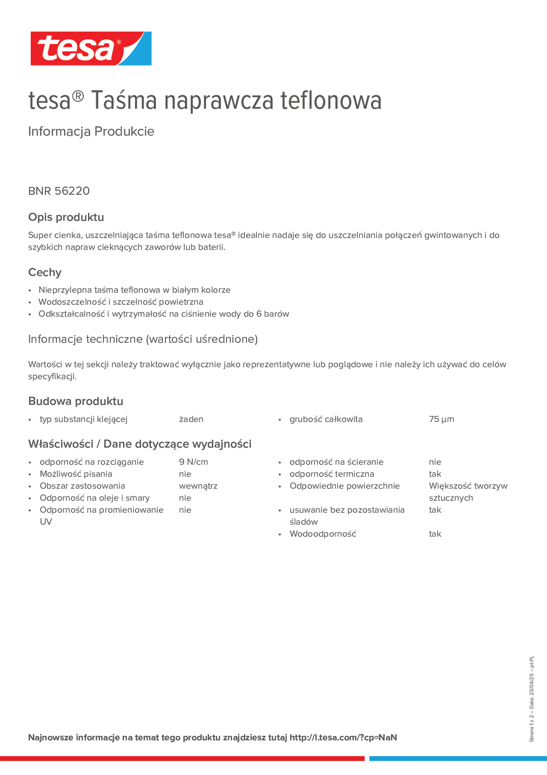 Product information_tesa® 56220_pl-PL