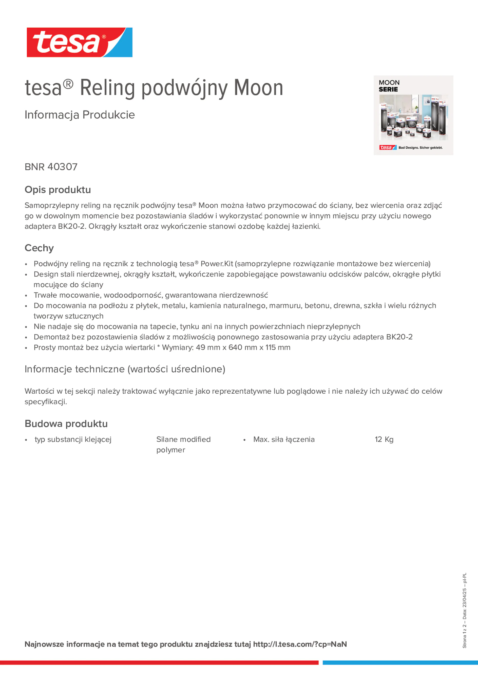 Product information_tesa® 40307_pl-PL