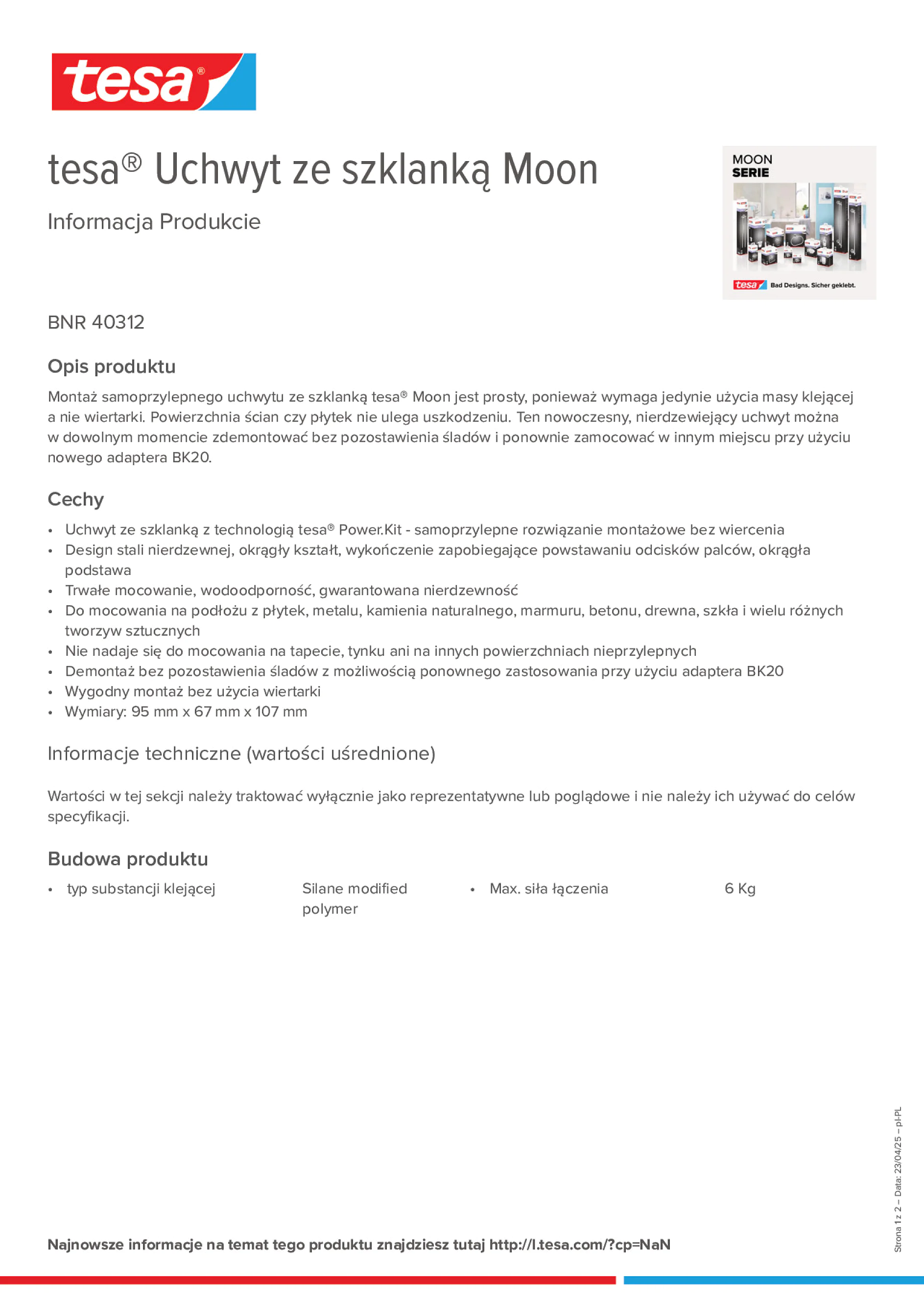 Product information_tesa® 40312_pl-PL
