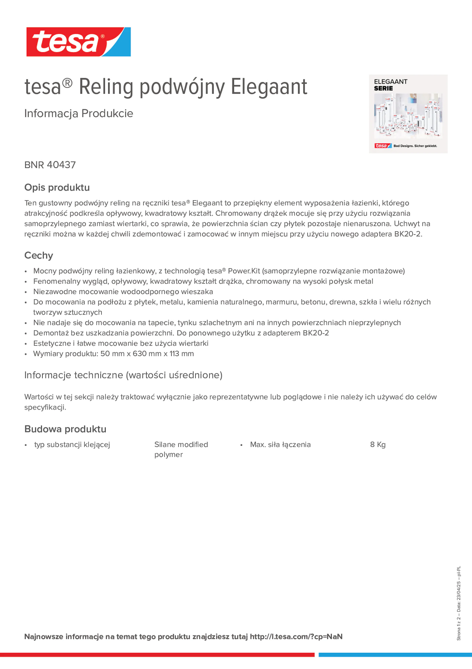 Product information_tesa® 40437_pl-PL