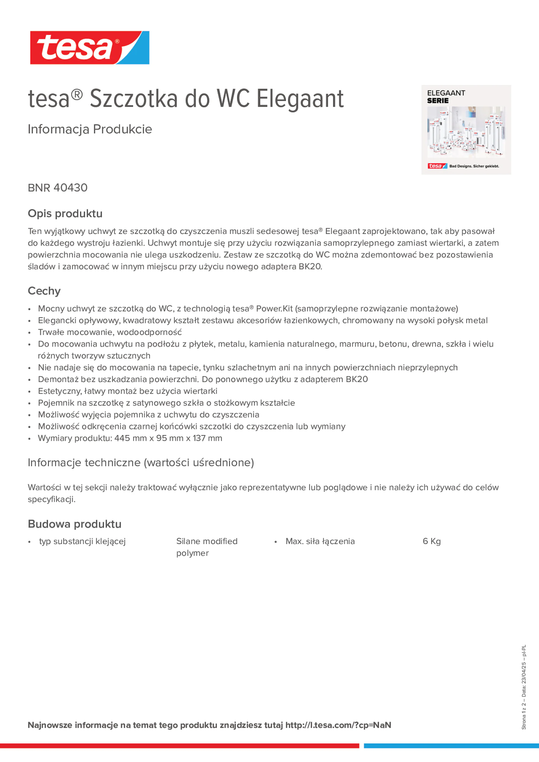 Product information_tesa® 40430_pl-PL