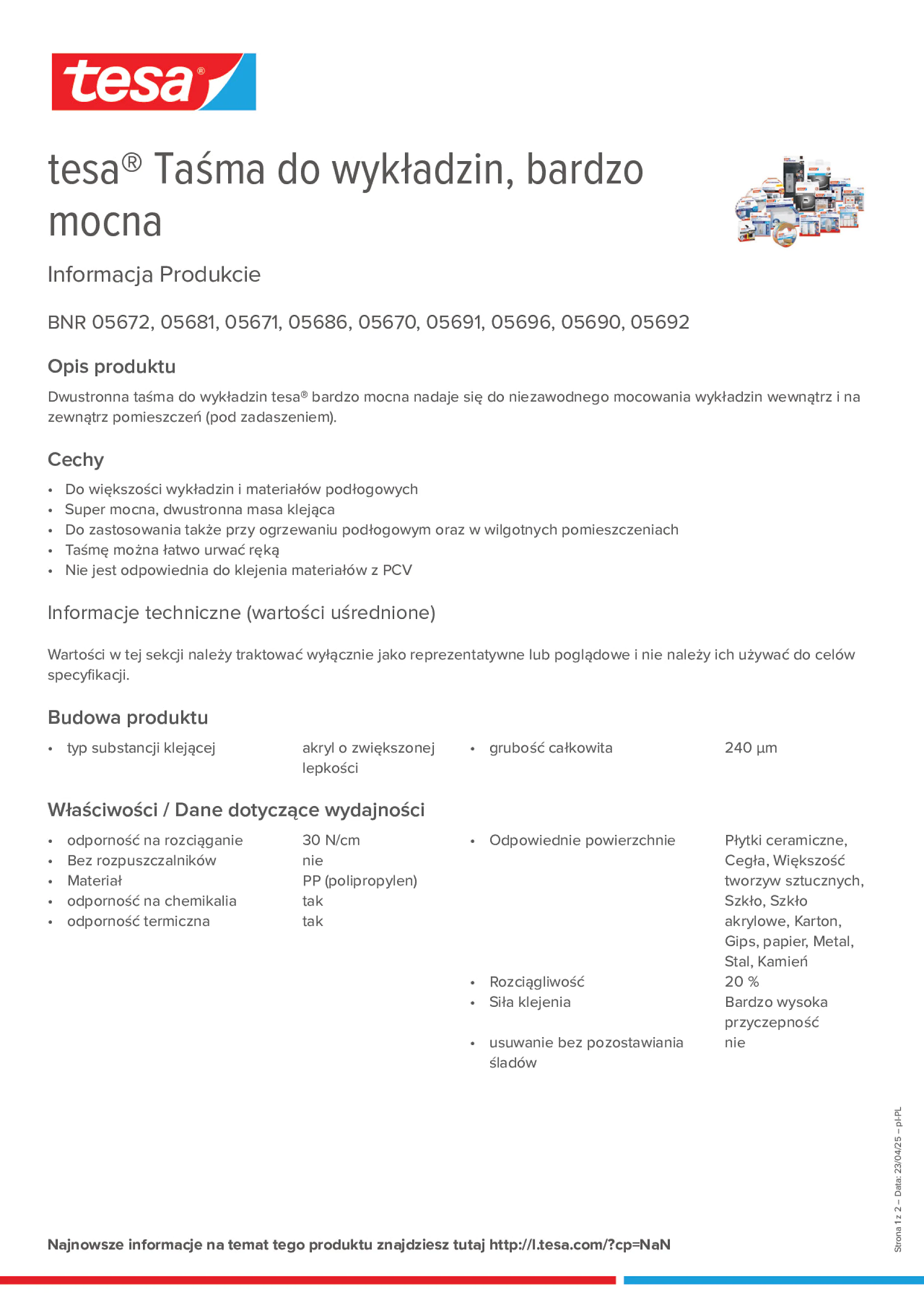 Product information_tesa® 5696_pl-PL