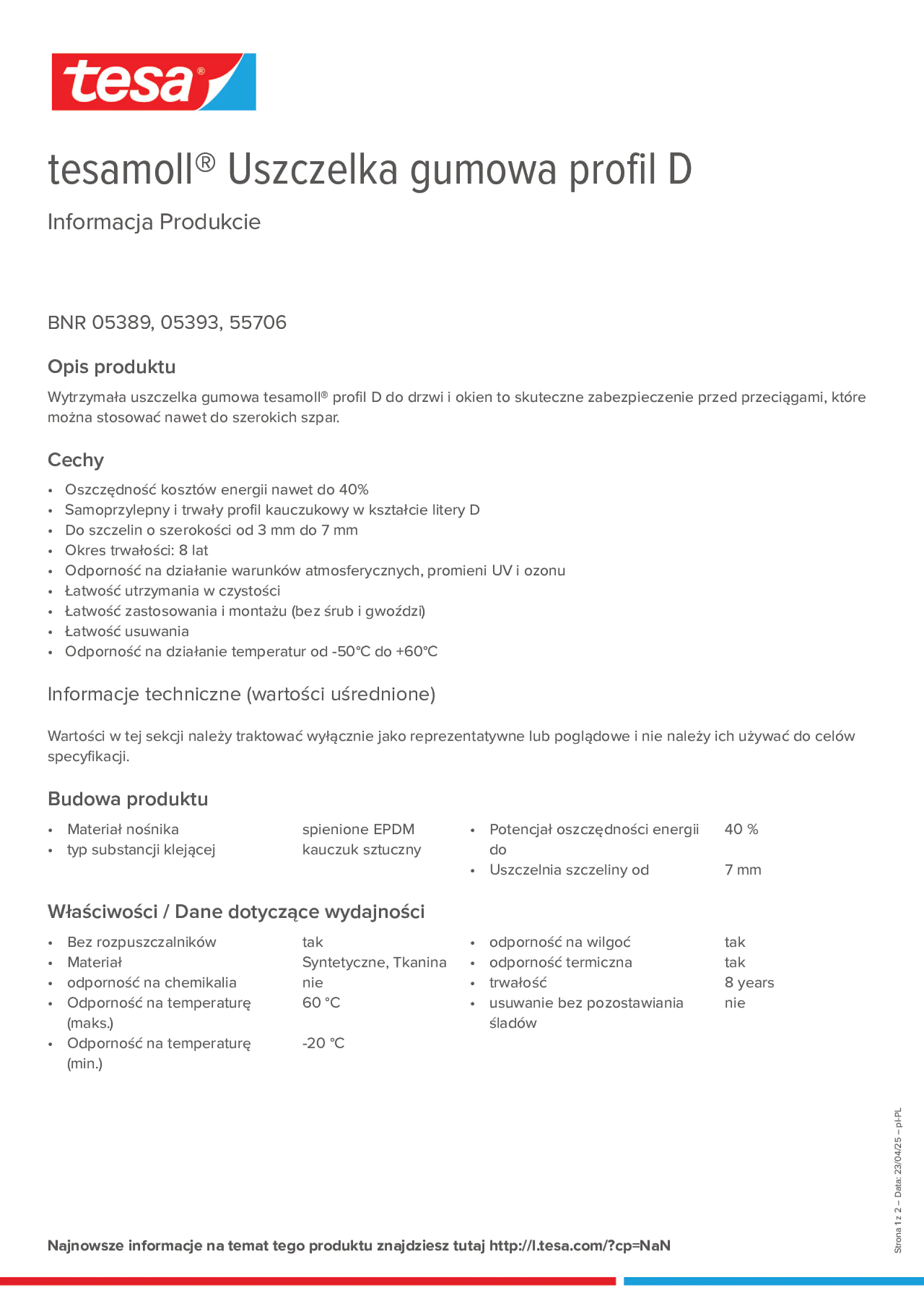 Product information_tesamoll® 5393_pl-PL