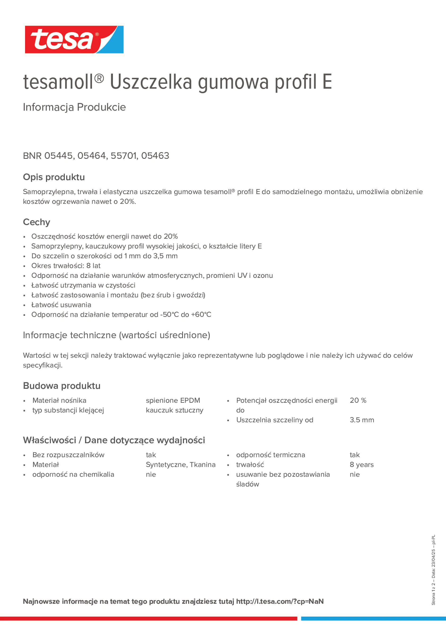 Product information_tesamoll® 5499_pl-PL