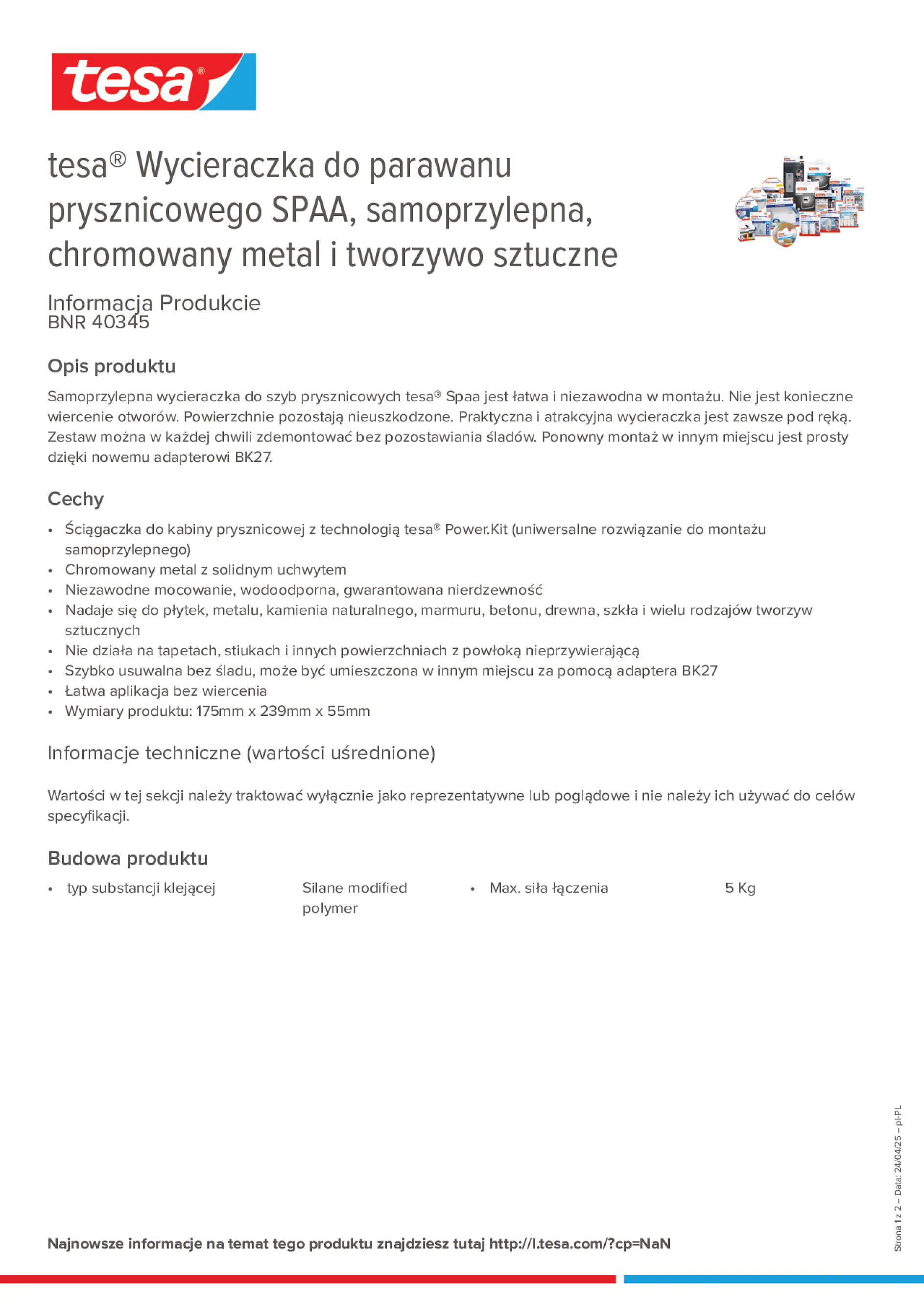 Product information_tesa® 40345_pl-PL