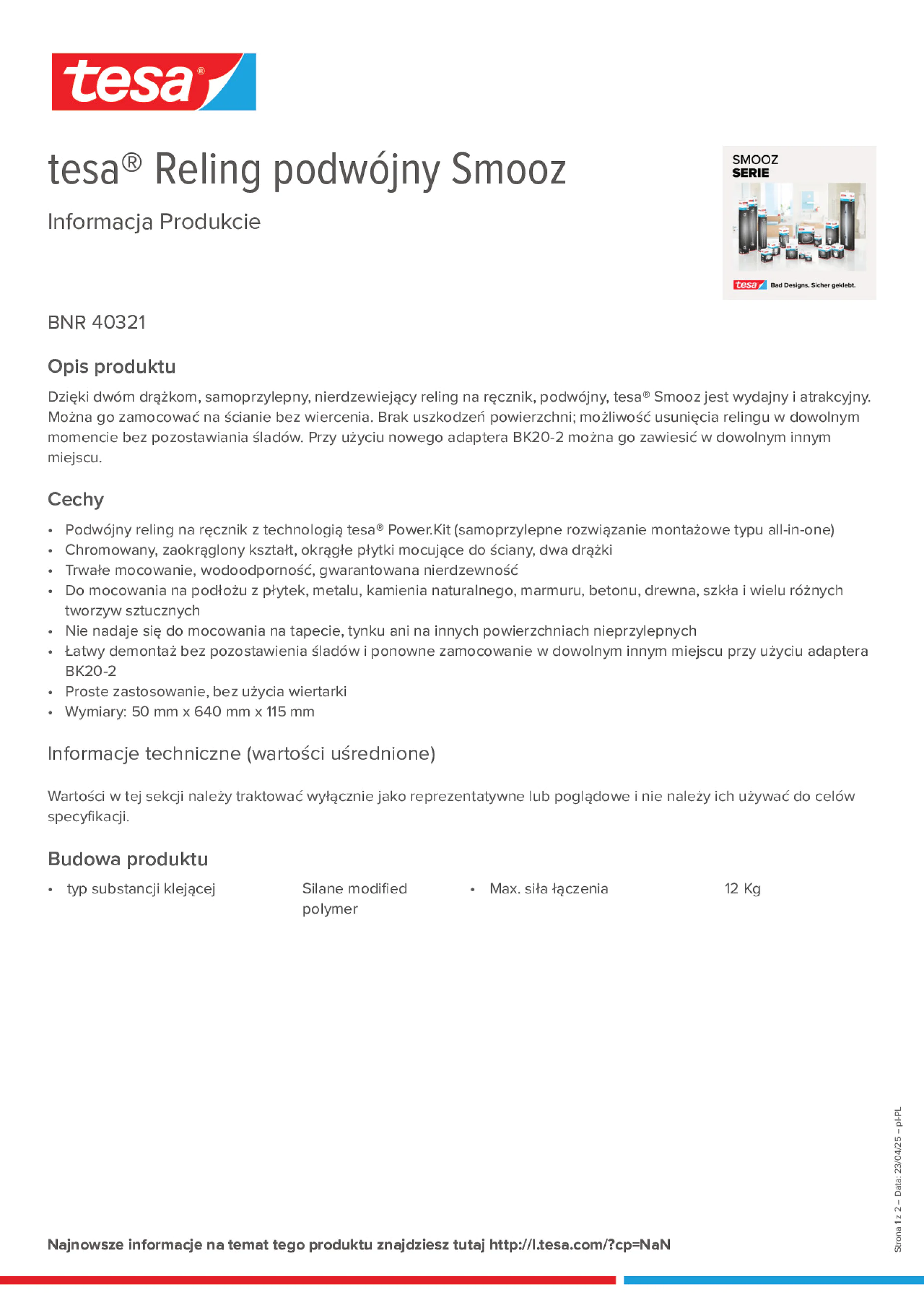 Product information_tesa® 40321_pl-PL