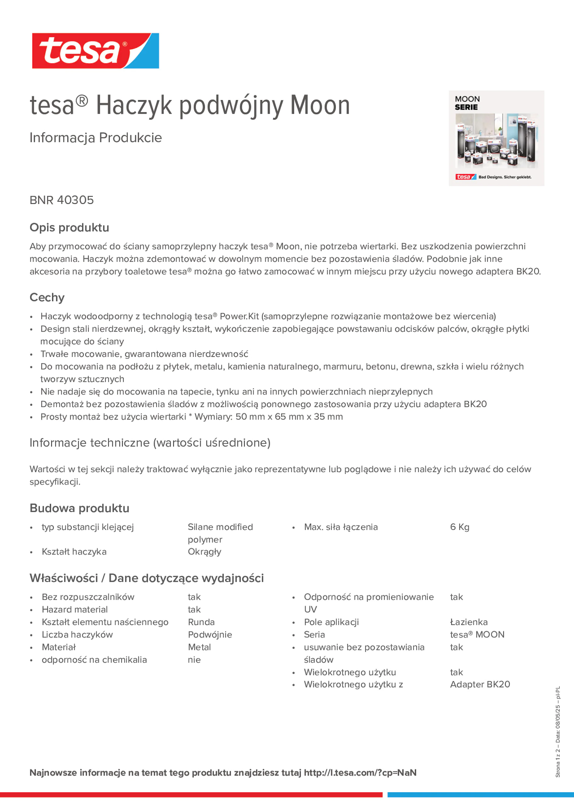 Product information_tesa® 40305_pl-PL