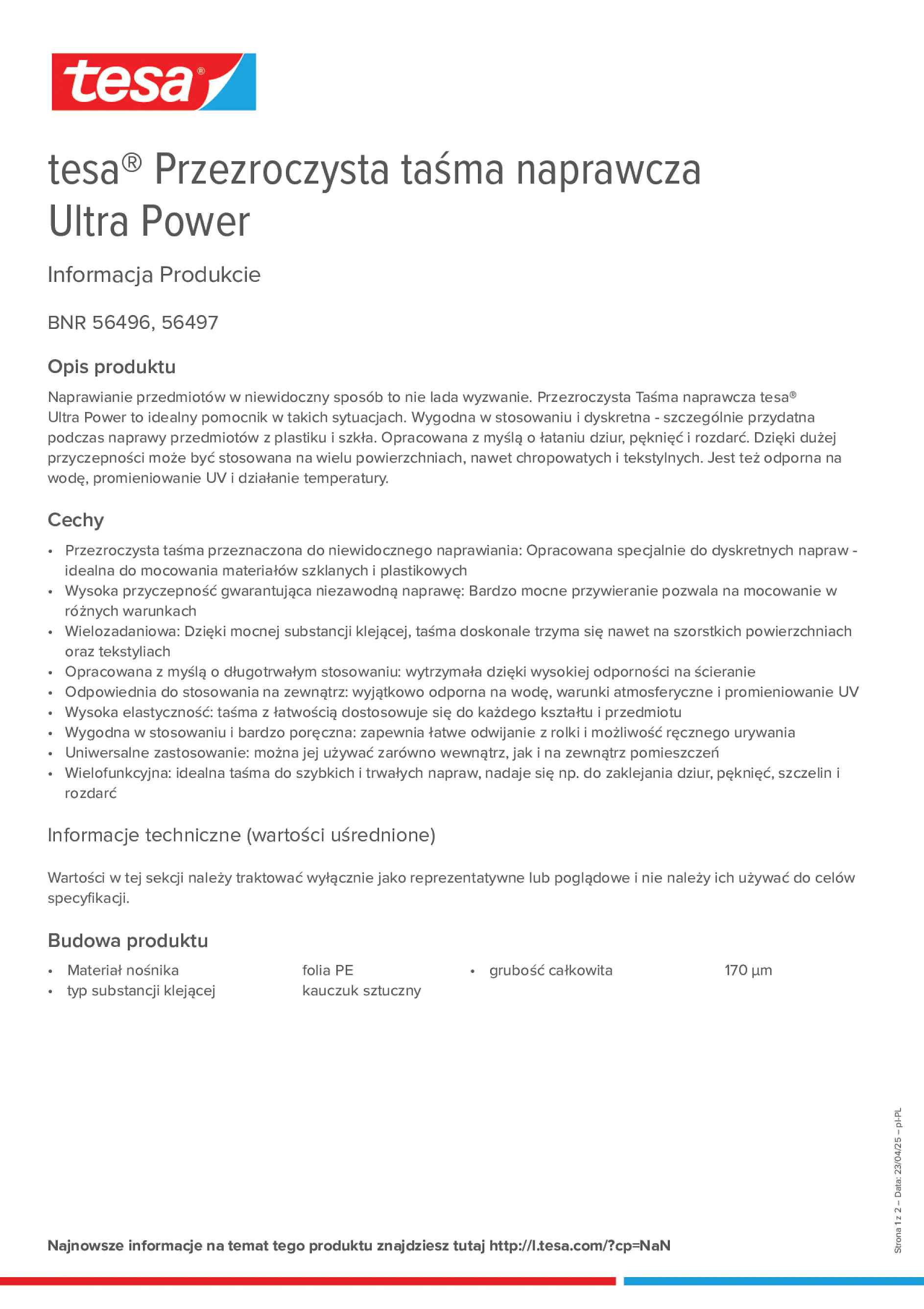 Product information_tesa® 56496_pl-PL