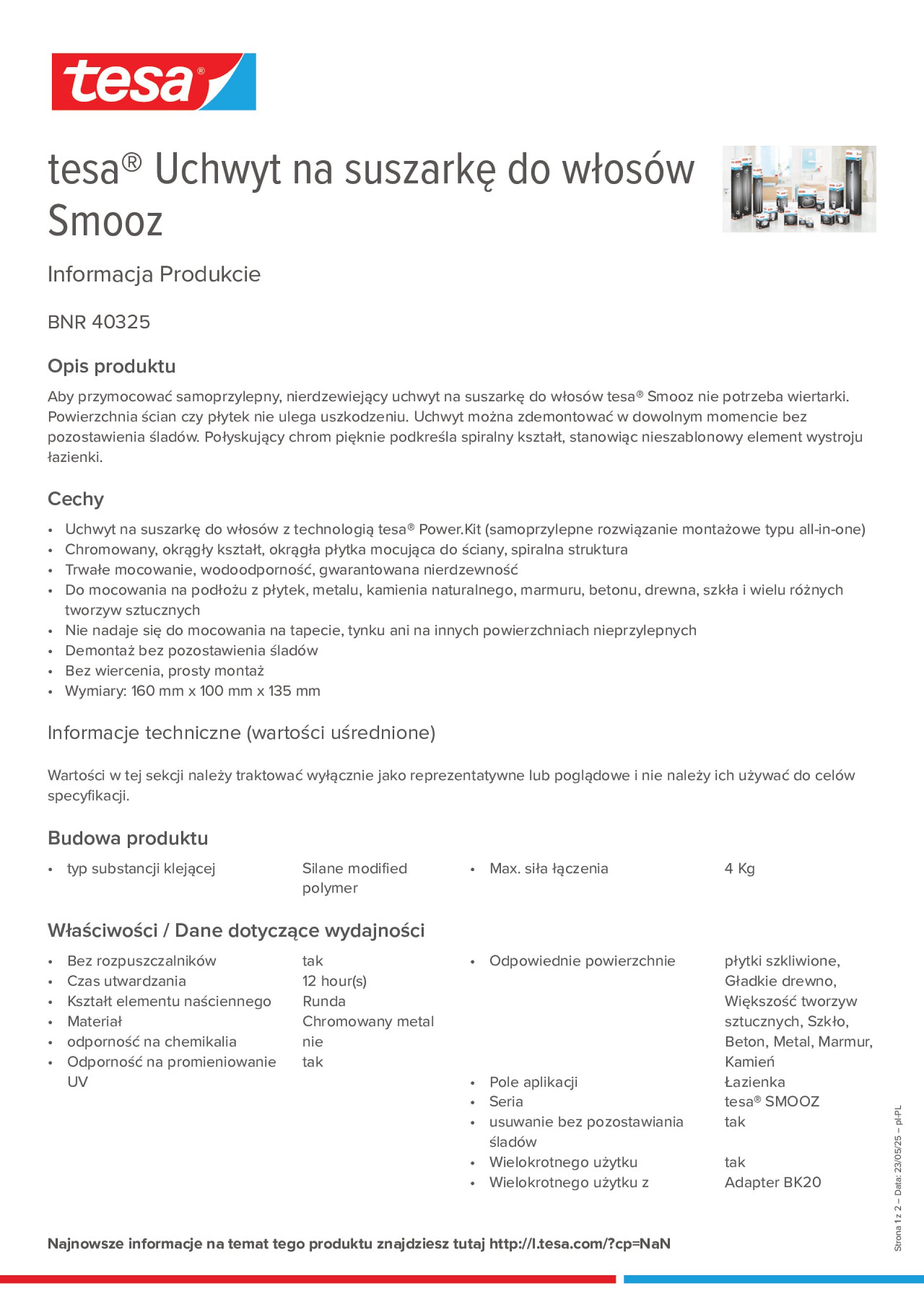 Product information_tesa® 40325_pl-PL