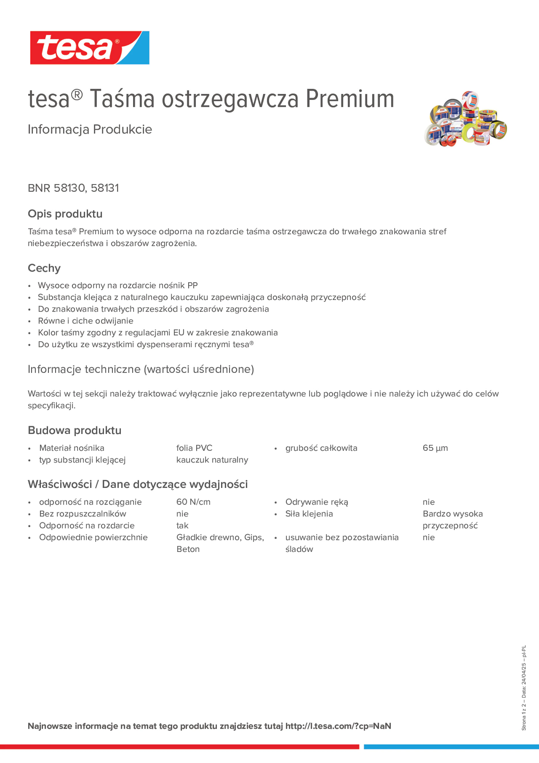 Product information_tesa® 58131_pl-PL