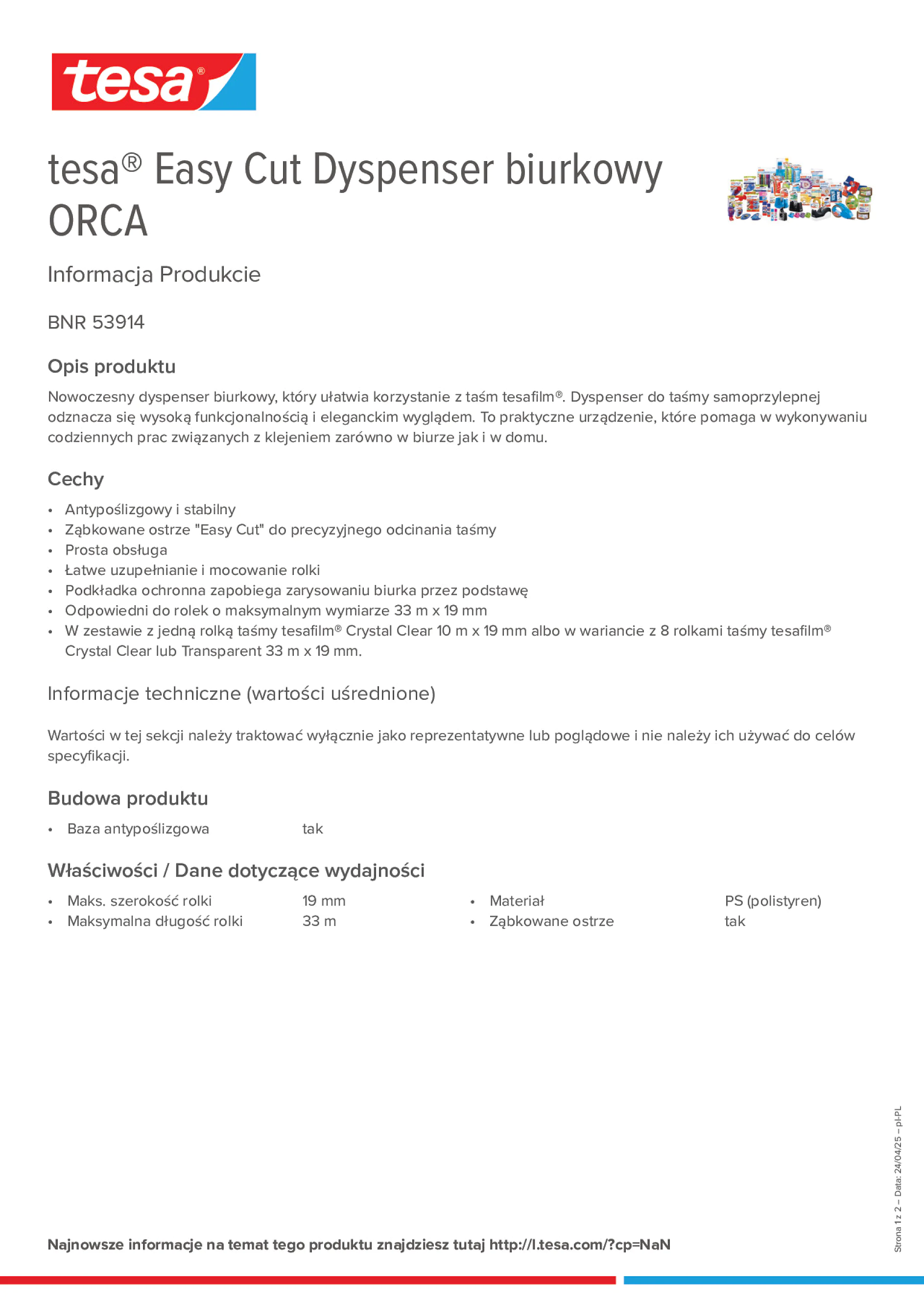 Product information_tesa® Easy Cut 53914_pl-PL